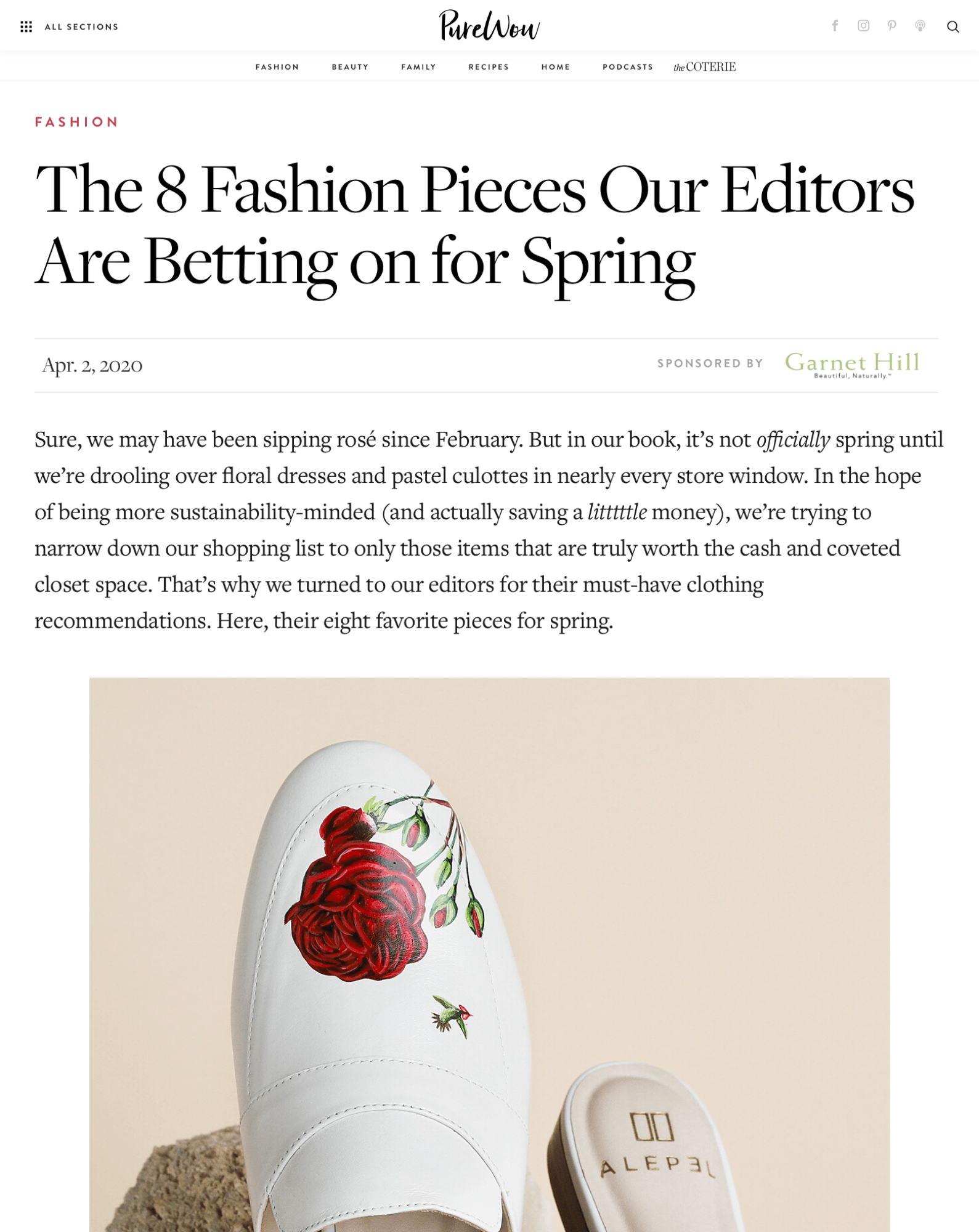 PureWow & Yahoo Lifestyle - ALEPEL