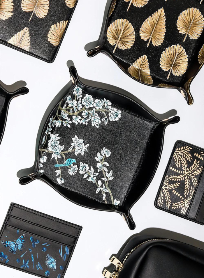 Japanese Garden Black Tray