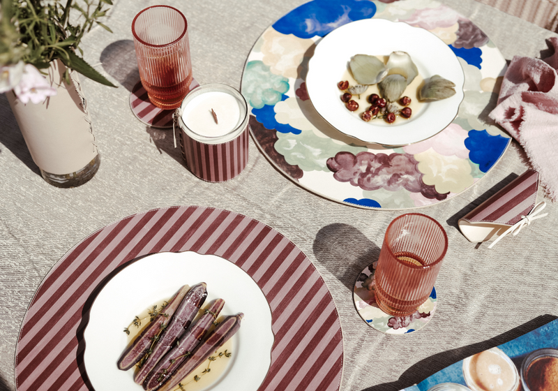 Clouds Placemat | Sunset Soiree by Lainy Hedaya