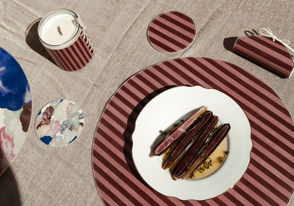 Cherry Napkin Holder Set | Sunset Soiree by Lainy Hedaya