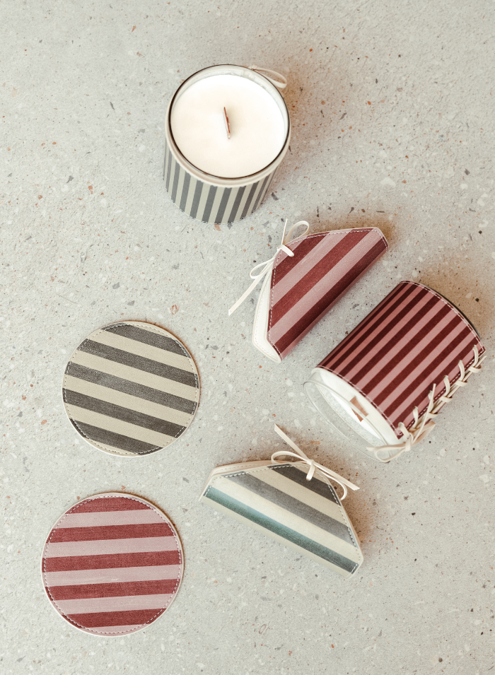 Olive Napkin Holder Set | Sunset Soiree by Lainy Hedaya