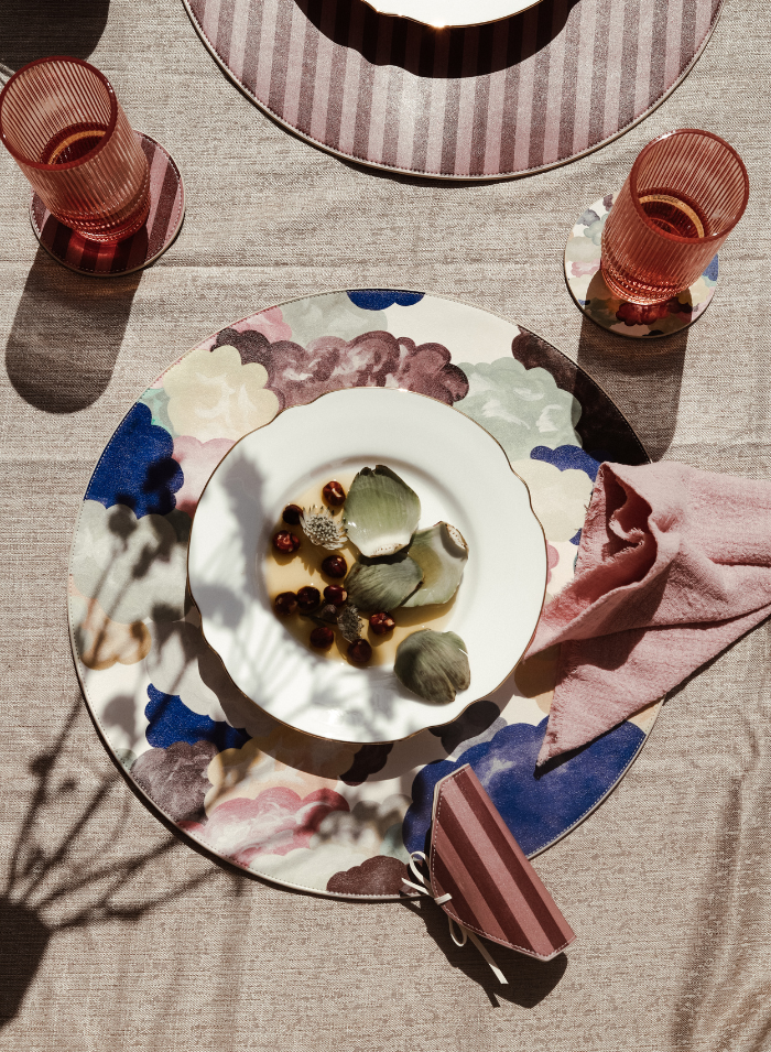 Cherry Napkin Holder Set | Sunset Soiree by Lainy Hedaya