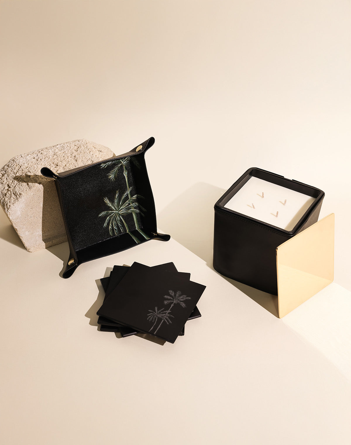 Coasters & Tray Set | TAJA x ALEPEL