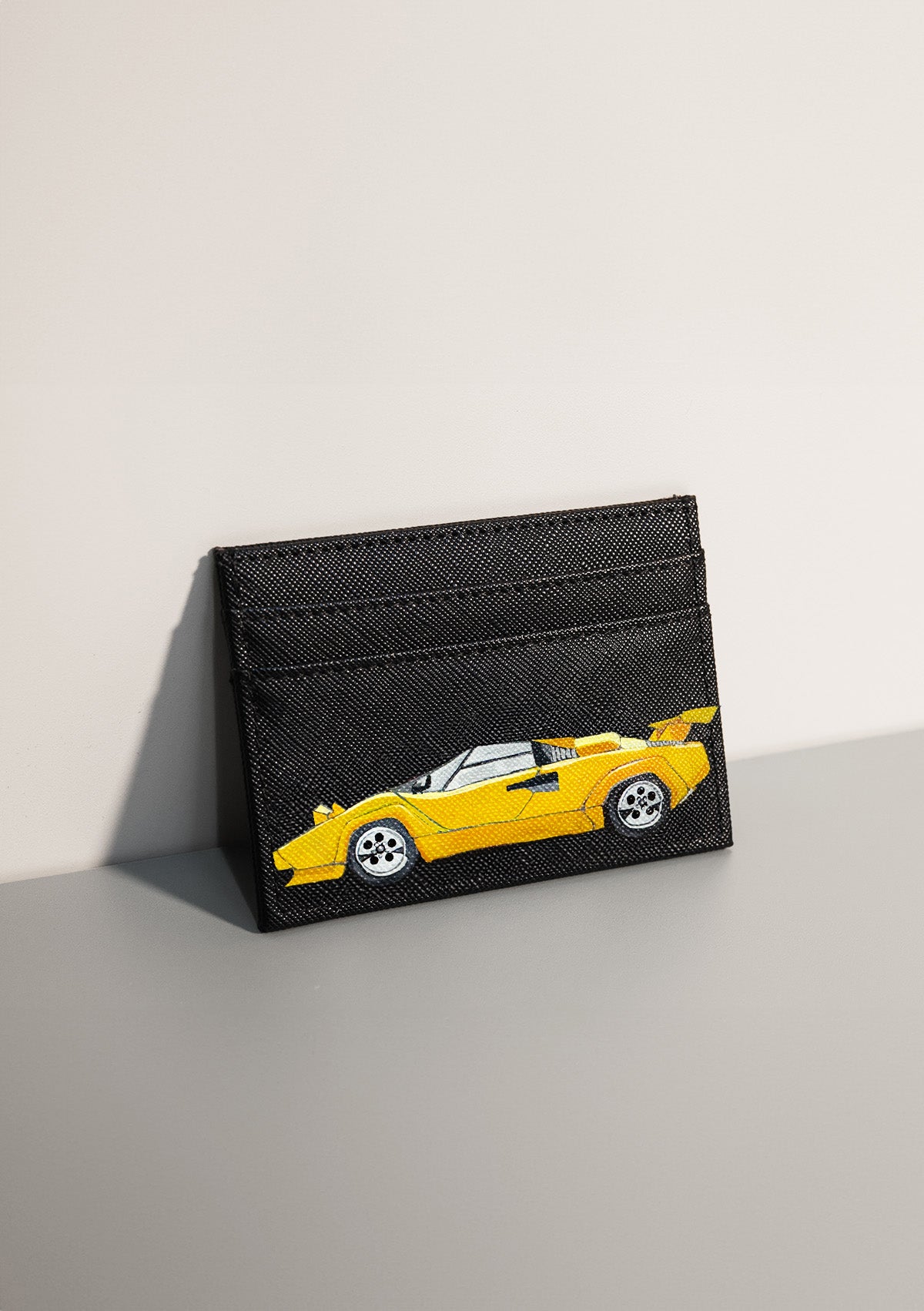 Yellow Bullet Black Cardholder