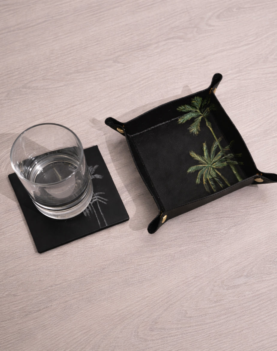 Coasters & Tray Set | TAJA x ALEPEL
