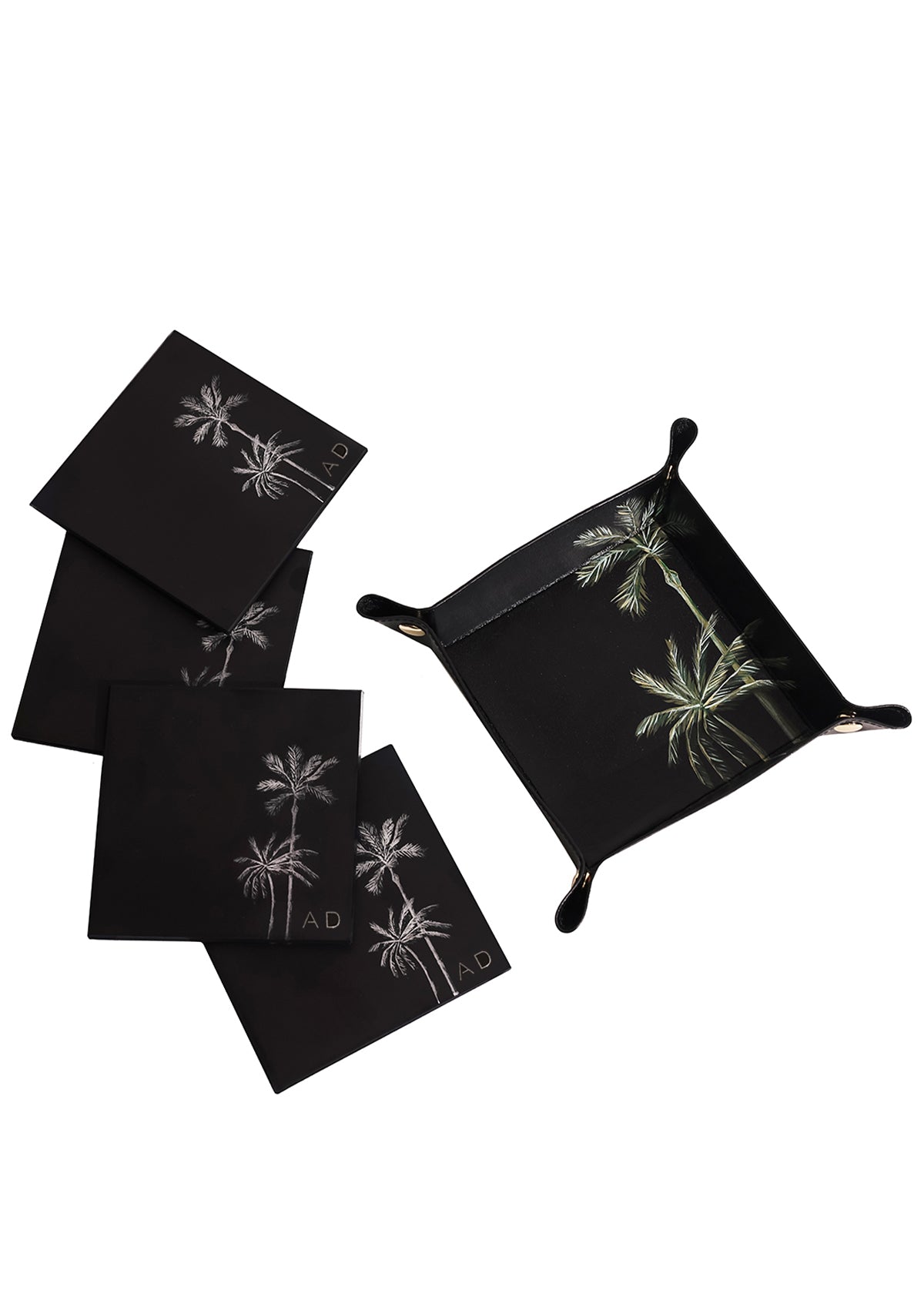 Coasters & Tray Set | TAJA x ALEPEL