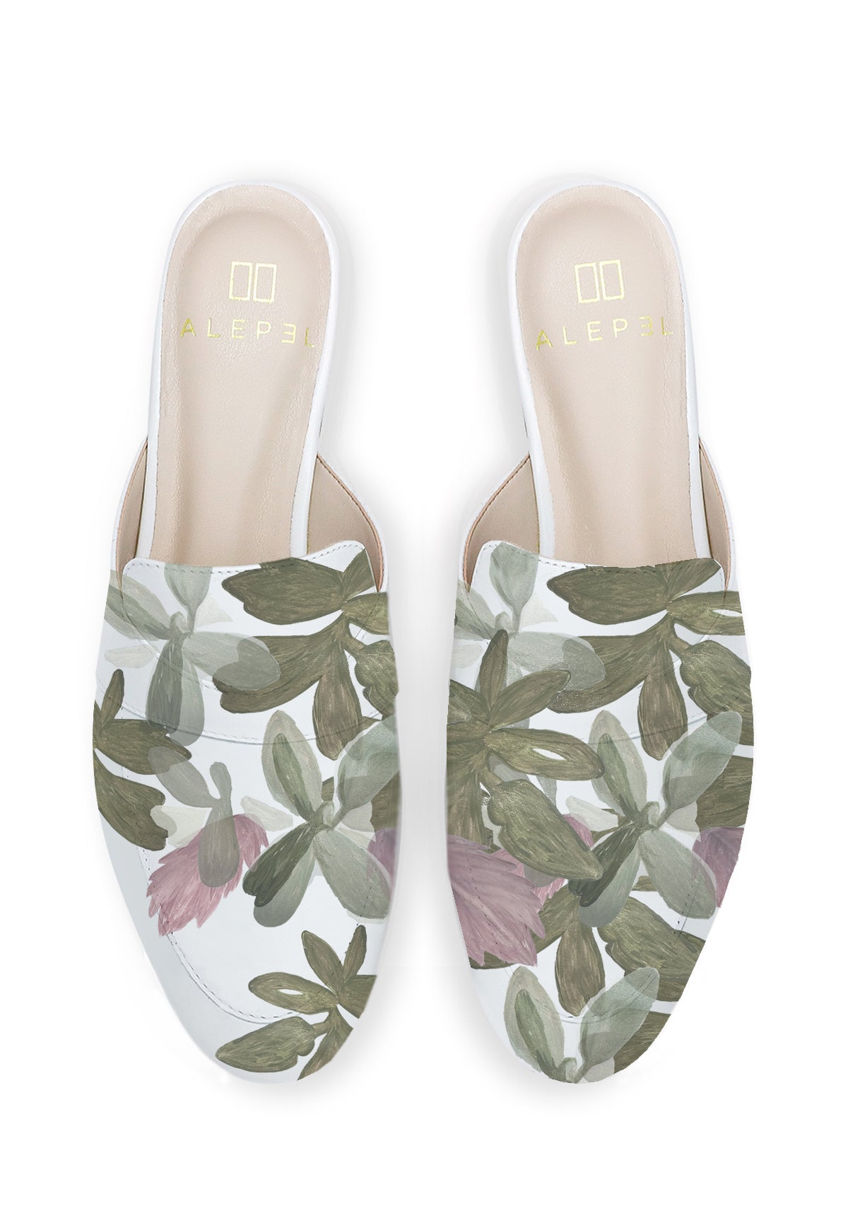 Fantasy Leaves White Mule