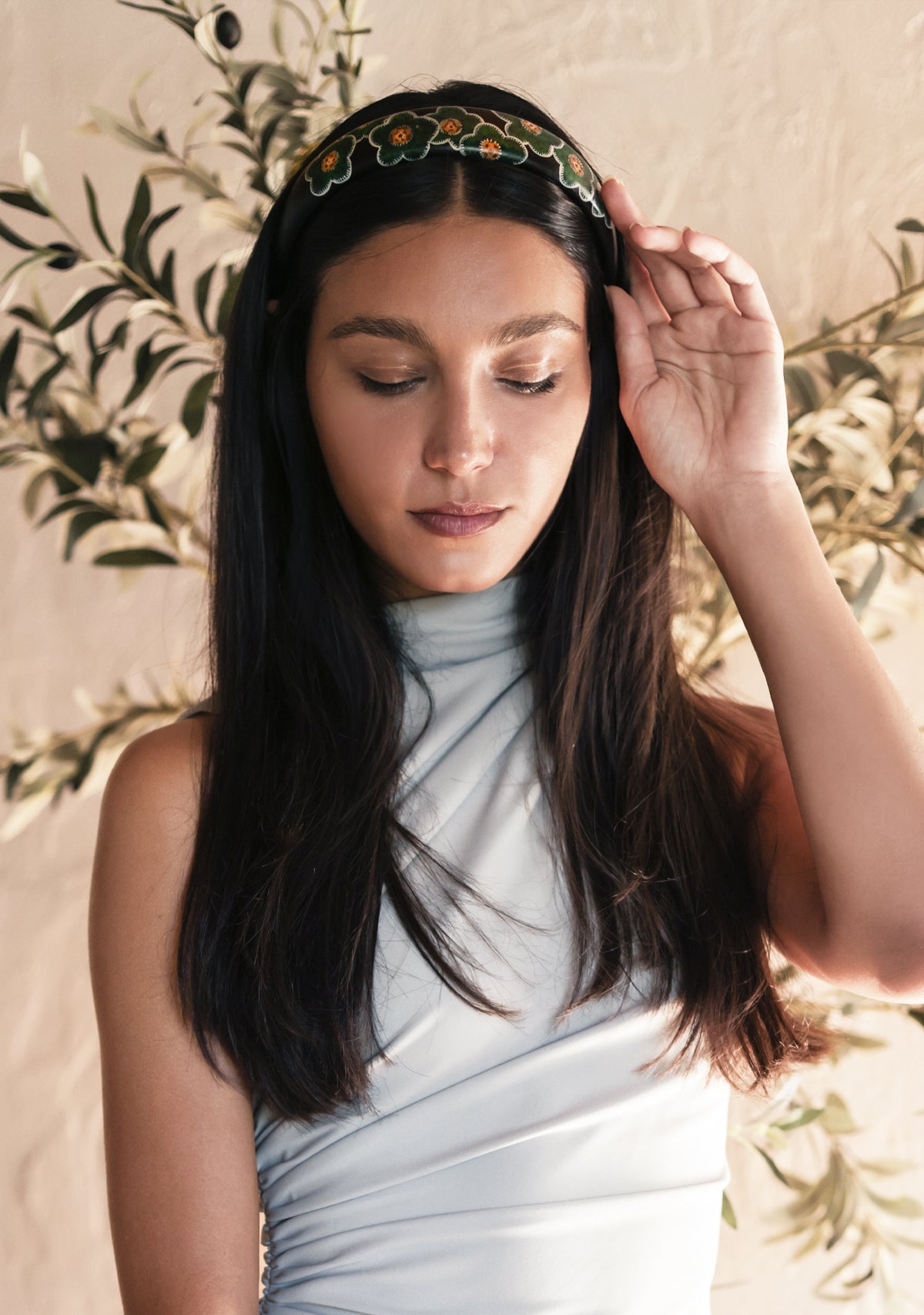 Crochet Black Headband