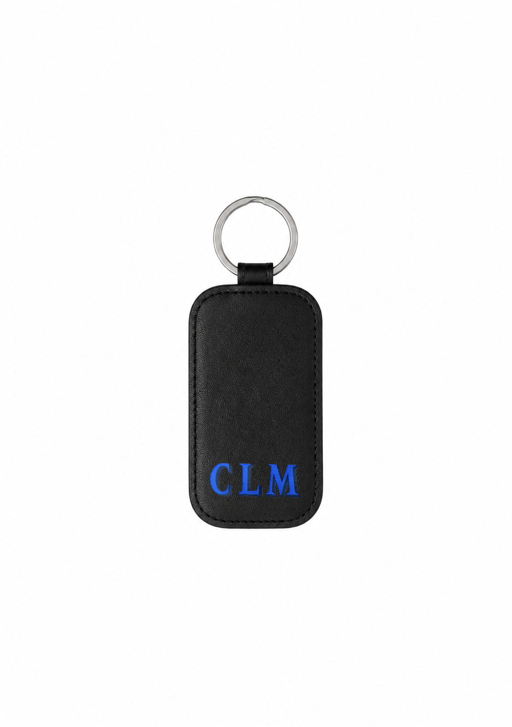 Monogram Black Keychain