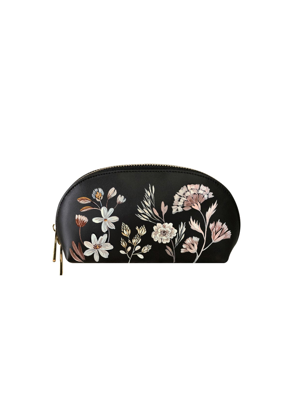 Mocha Mousse Black Makeup Bag