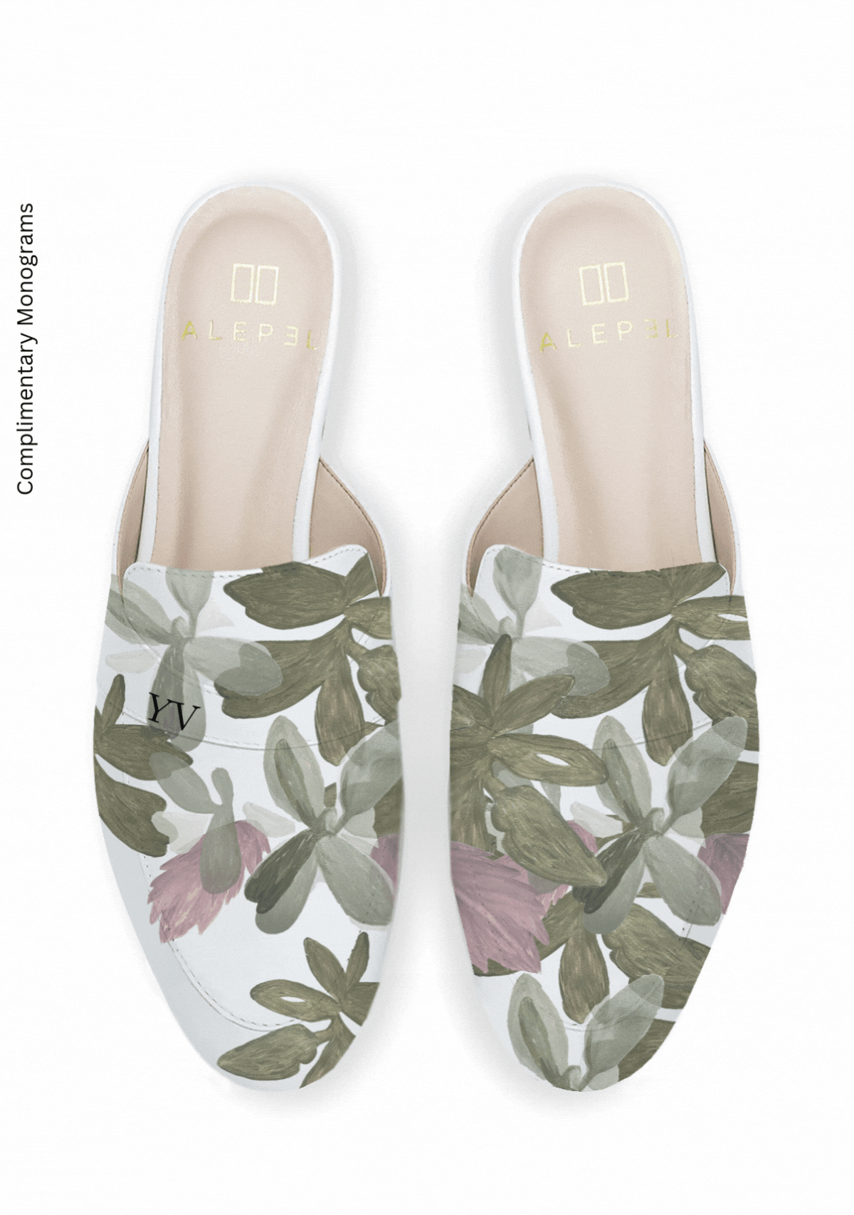 Fantasy Leaves White Mule