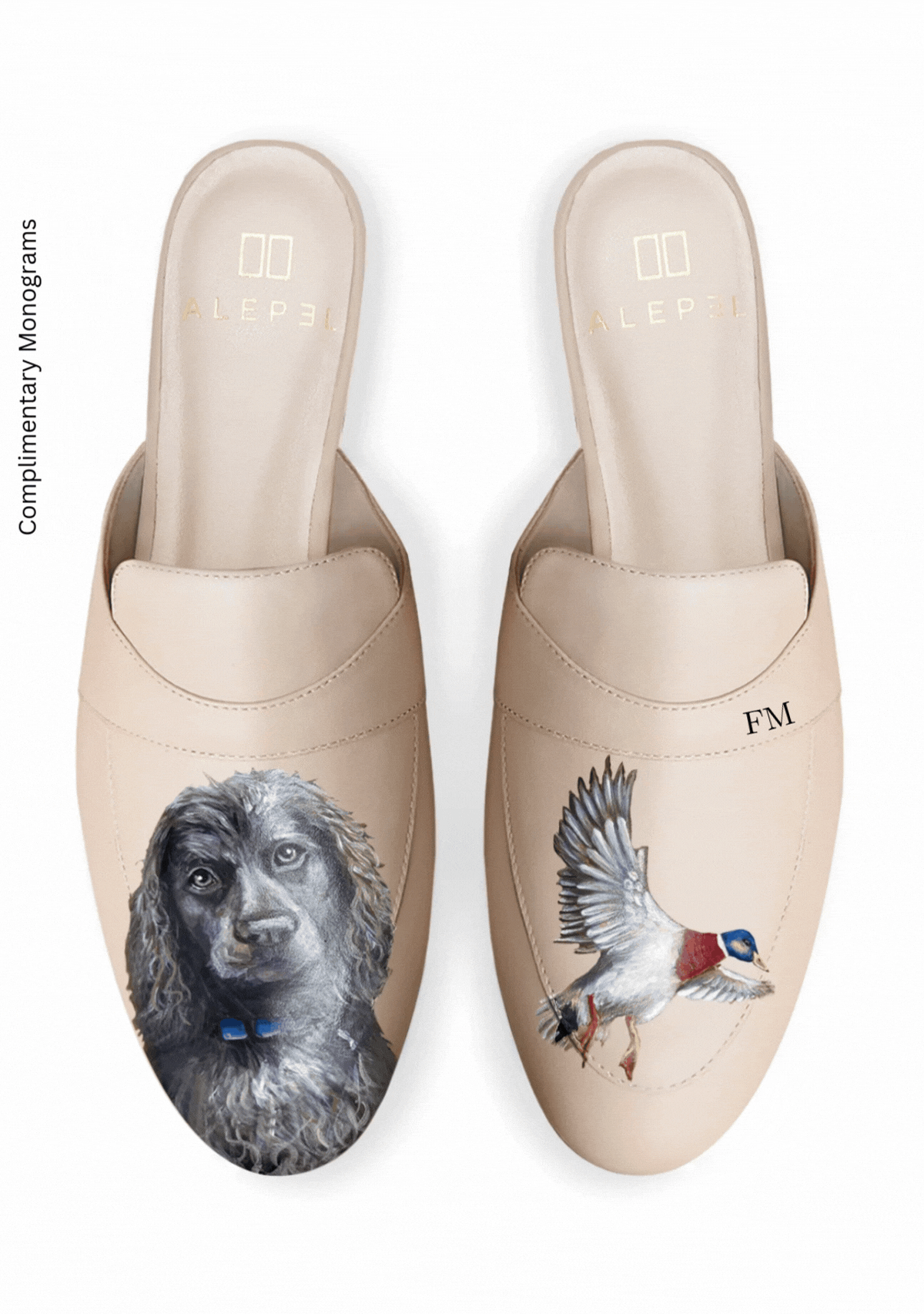 Beige Mule Custom Design