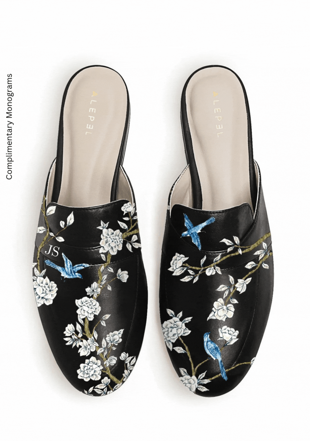 Japanese Garden Black Mule