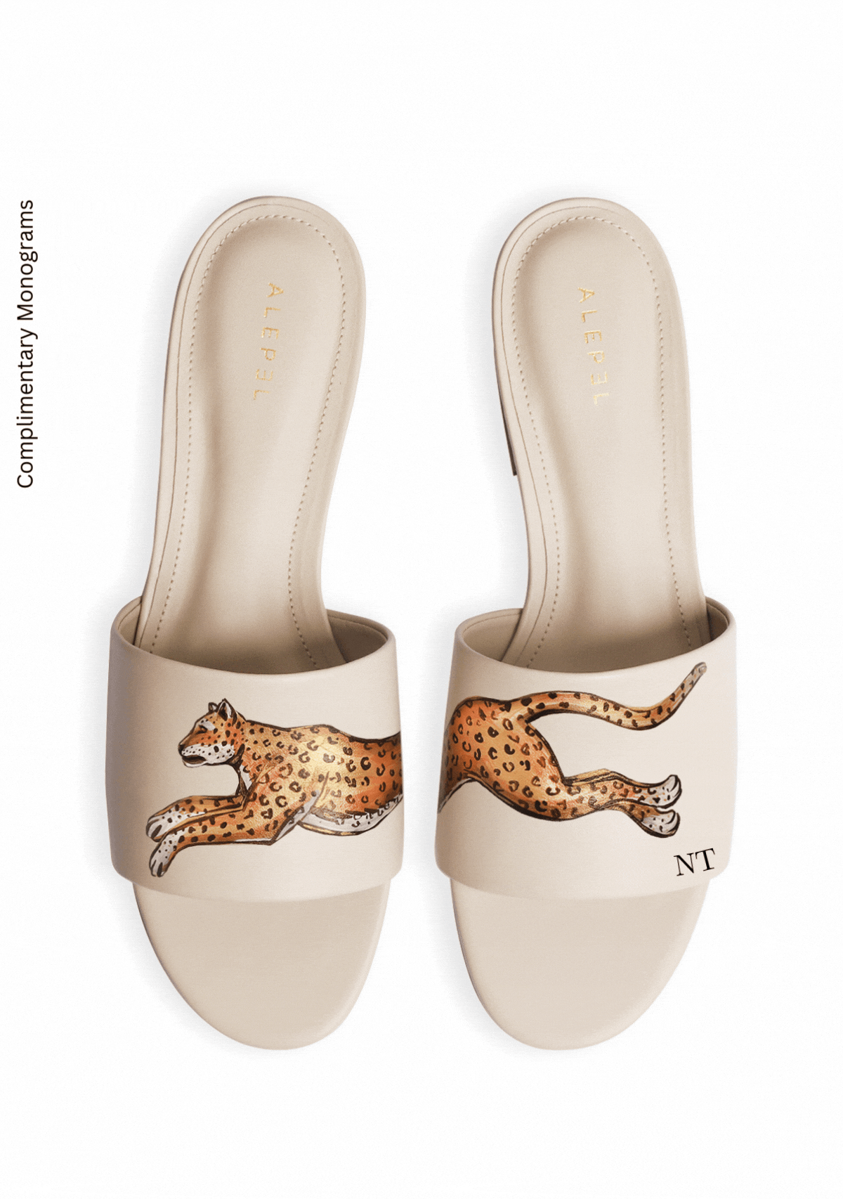 Leopard Beige Slide