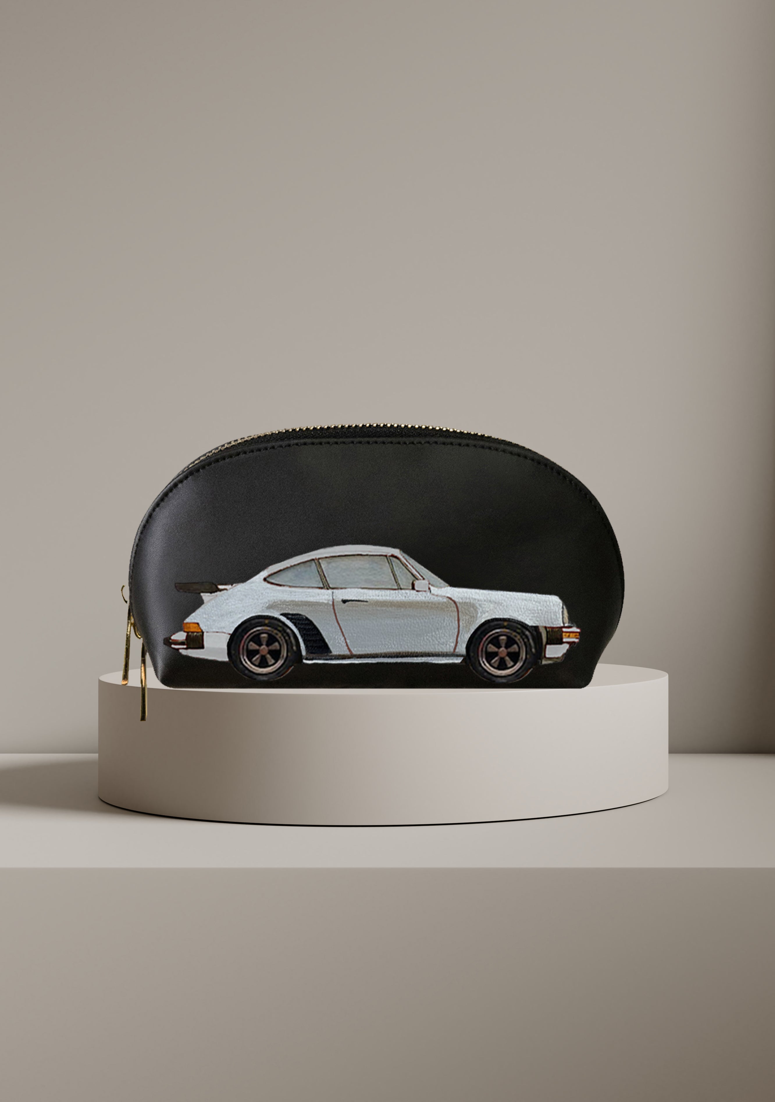 Turbo Black Makeup Bag