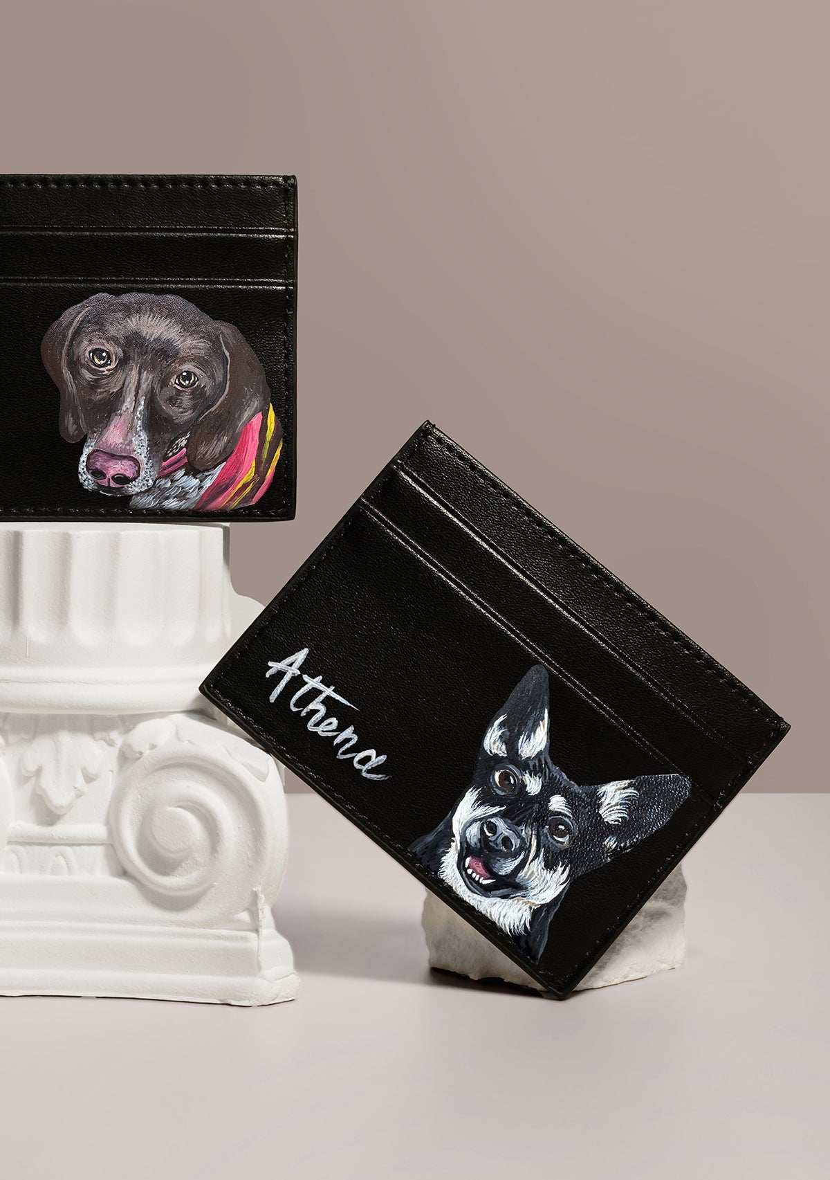 Black Cardholder Custom Design - ALEPEL
