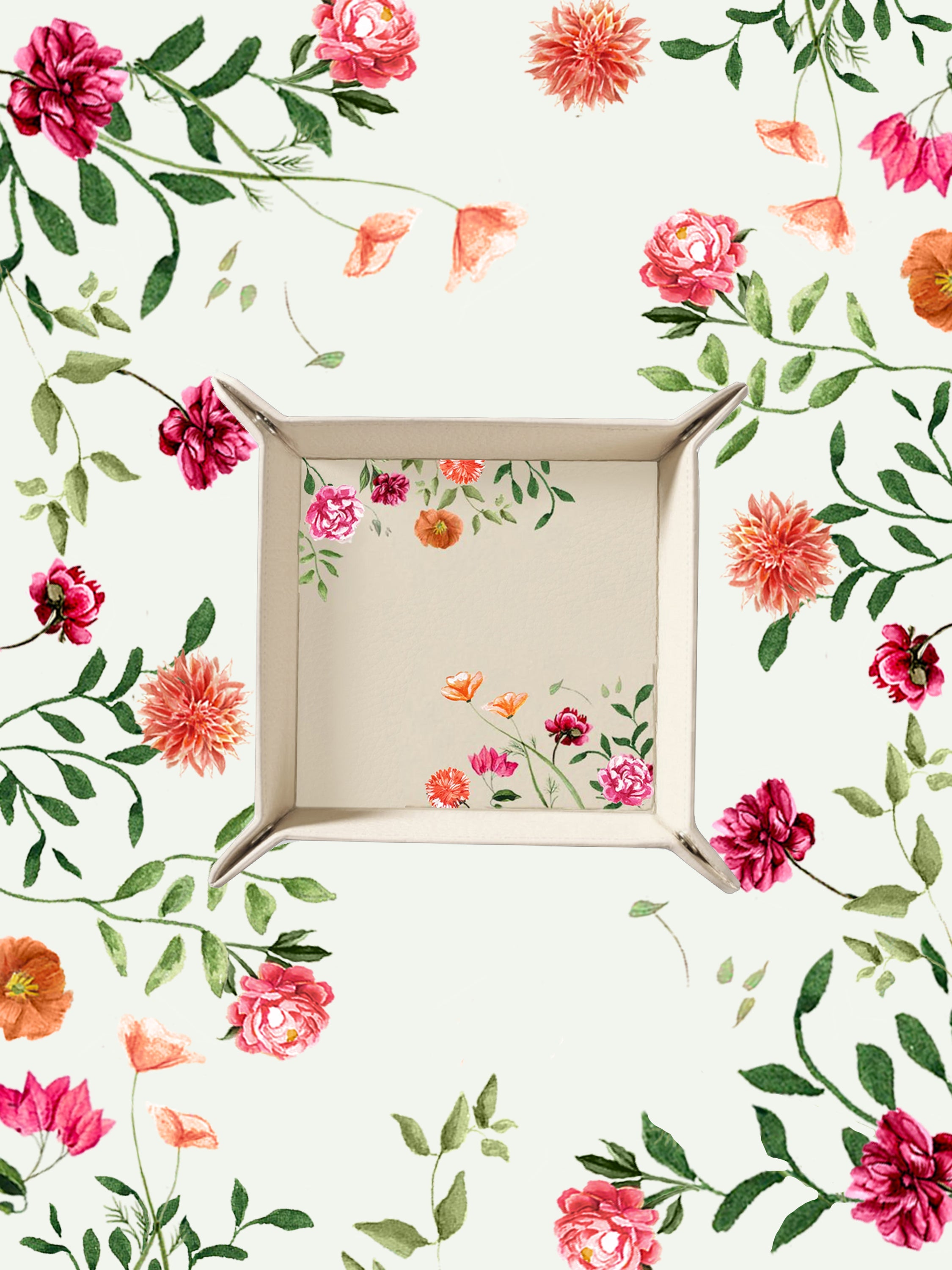 Bougainvillea Beige Tray | Bridal by Emily Mayne Studio x ALEPEL - ALEPEL