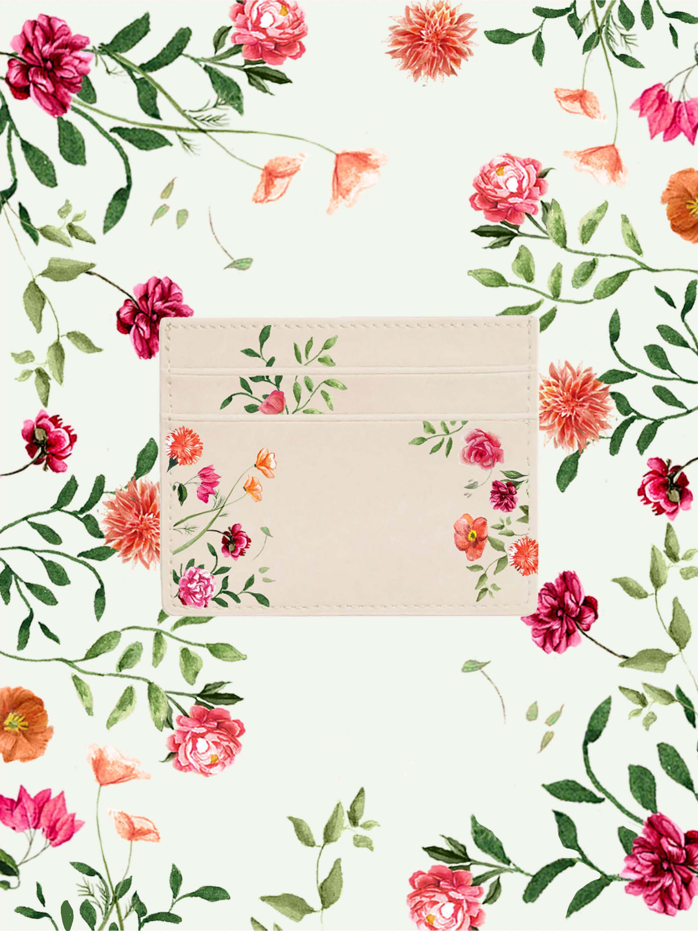 Bouganvillea Beige Cardholder | Bridal by Emily Mayne Studio x ALEPEL - ALEPEL