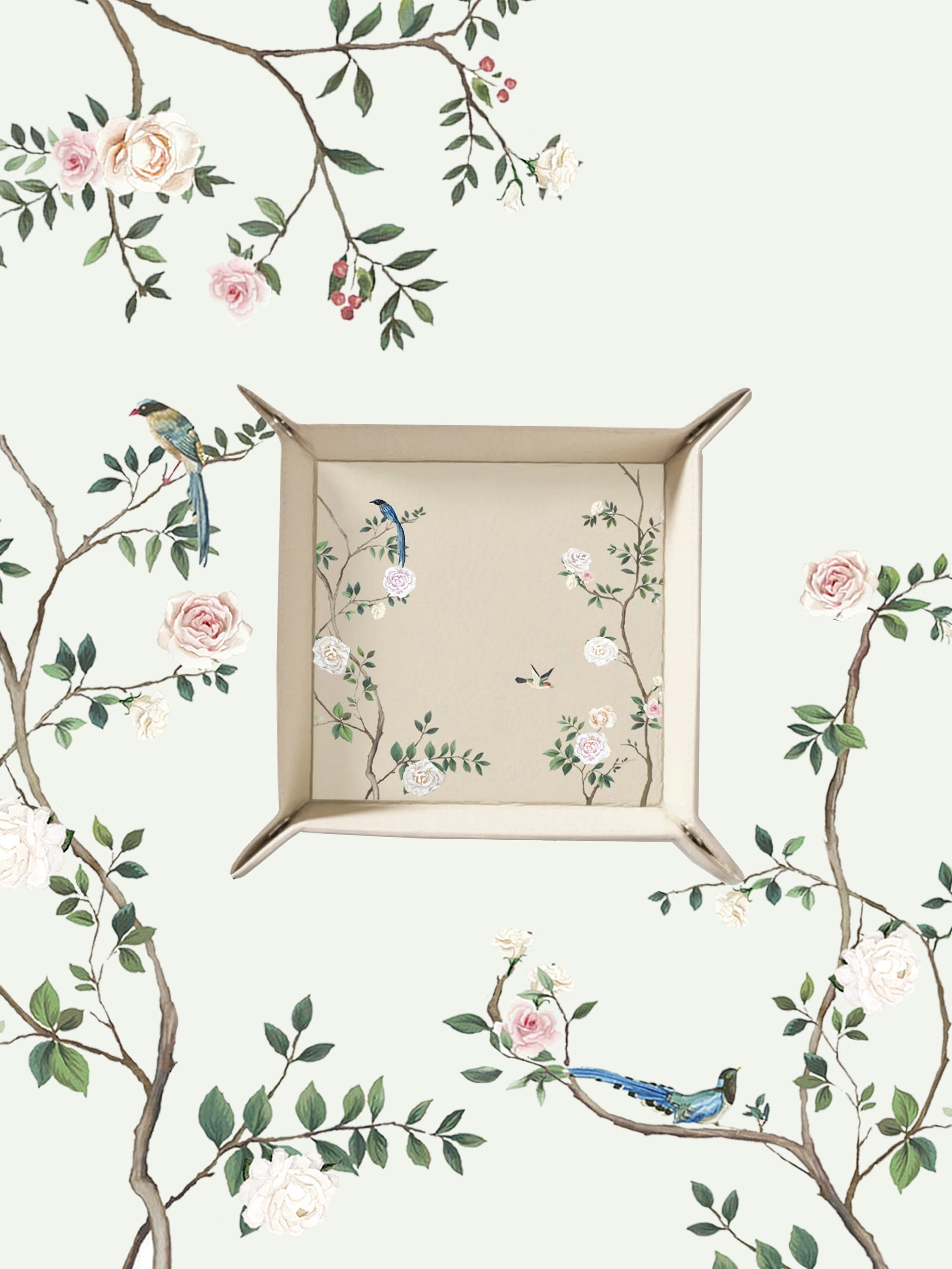 Chinoiserie Beige Tray | Bridal by Emily Mayne Studio x ALEPEL - ALEPEL