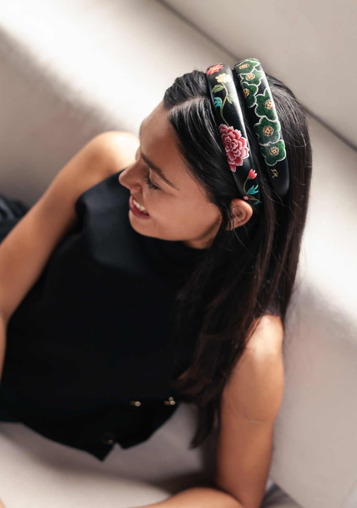 Crochet Black Headband - ALEPEL