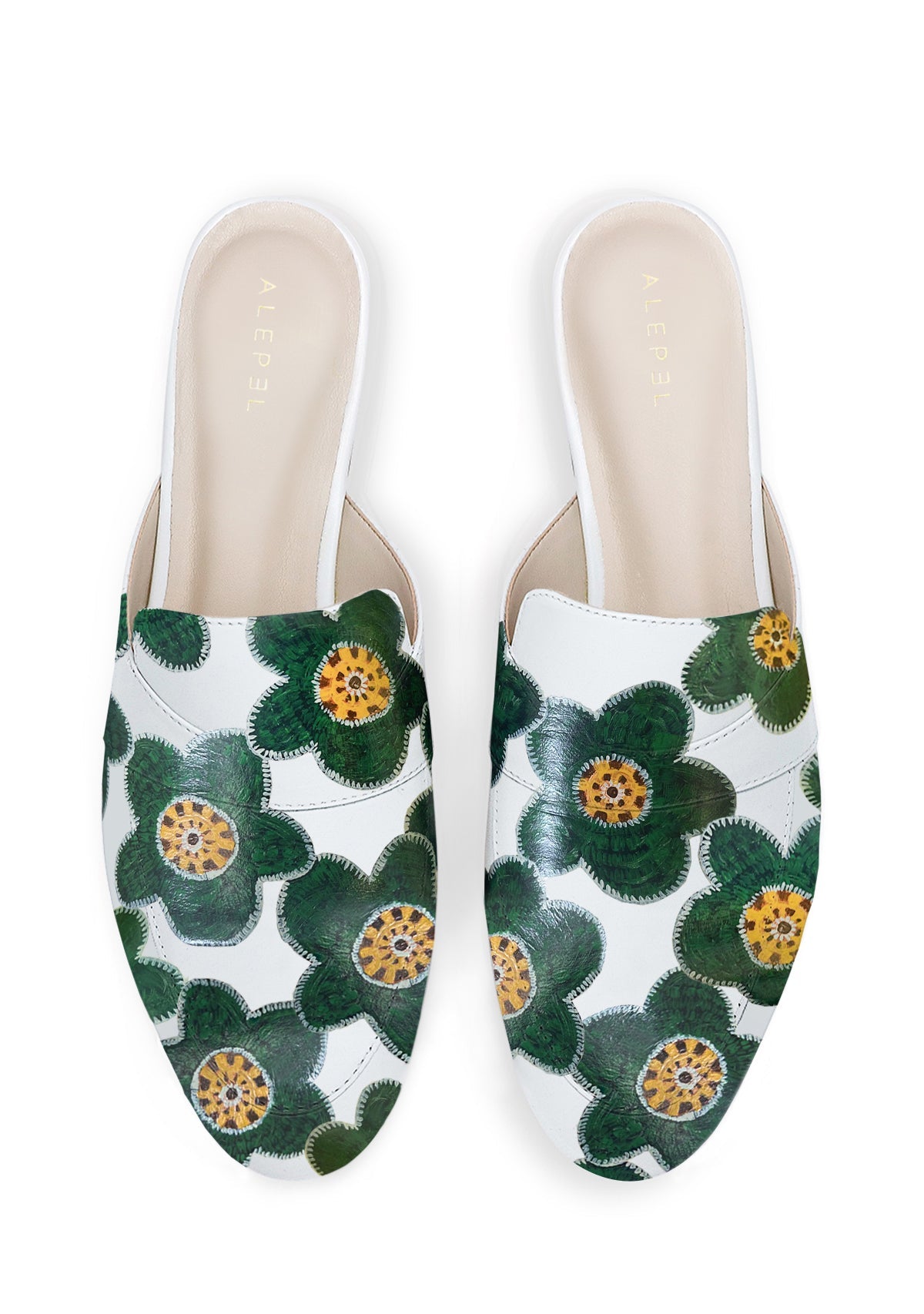 Crochet White Mule - ALEPEL