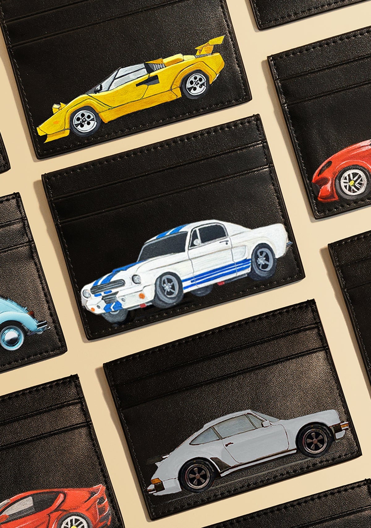 Fastback Black Cardholder - ALEPEL