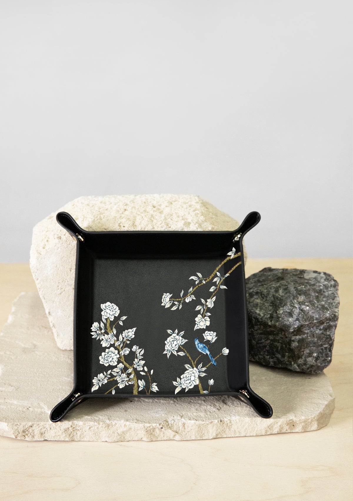 Japanese Garden Black Tray - ALEPEL