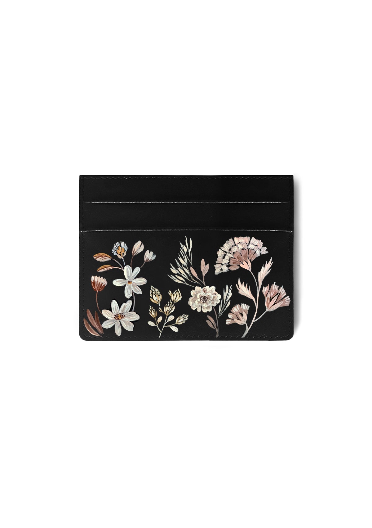 Mocha Mousse Black Cardholder - ALEPEL