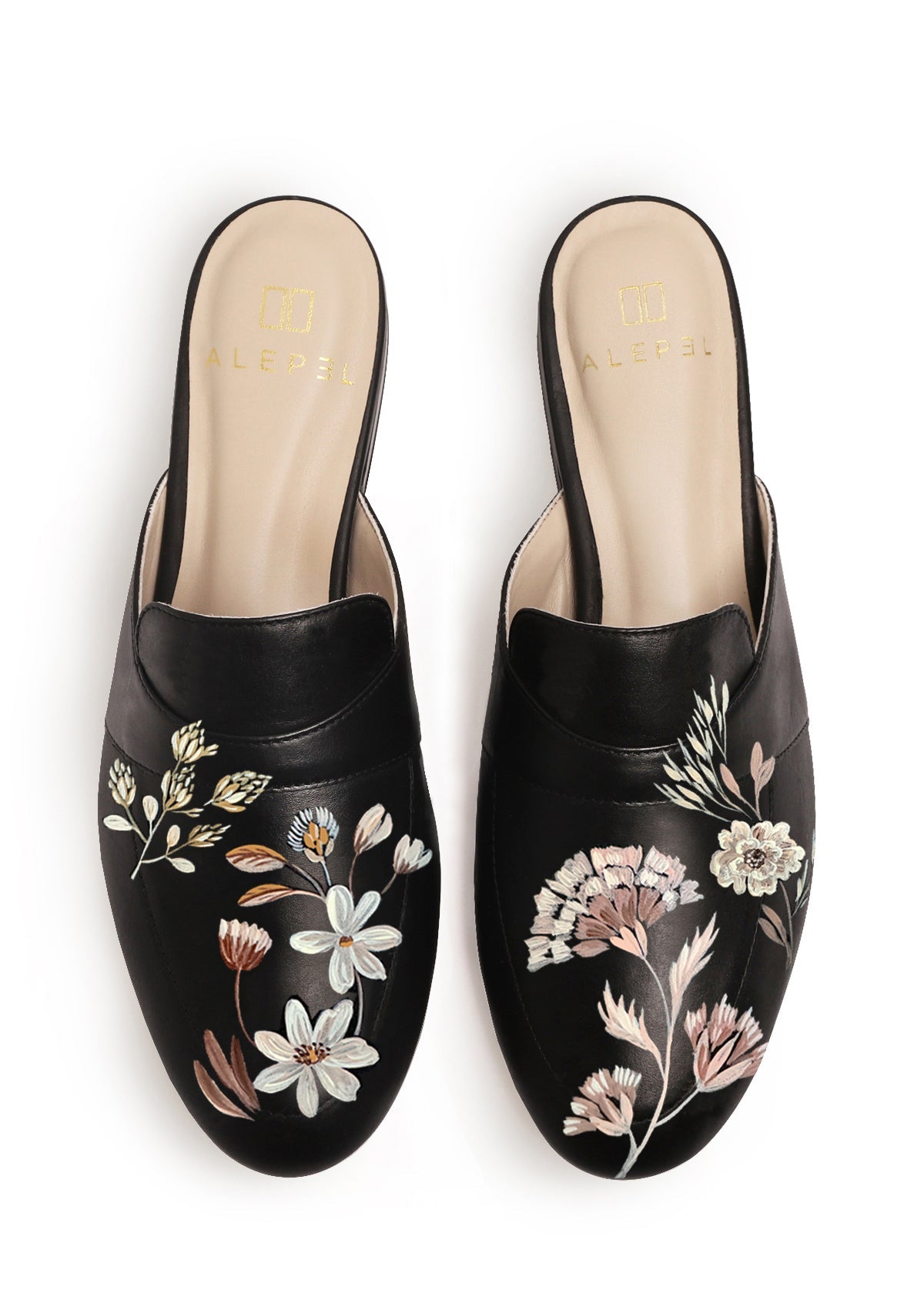 Mocha Mousse Black Mule - ALEPEL