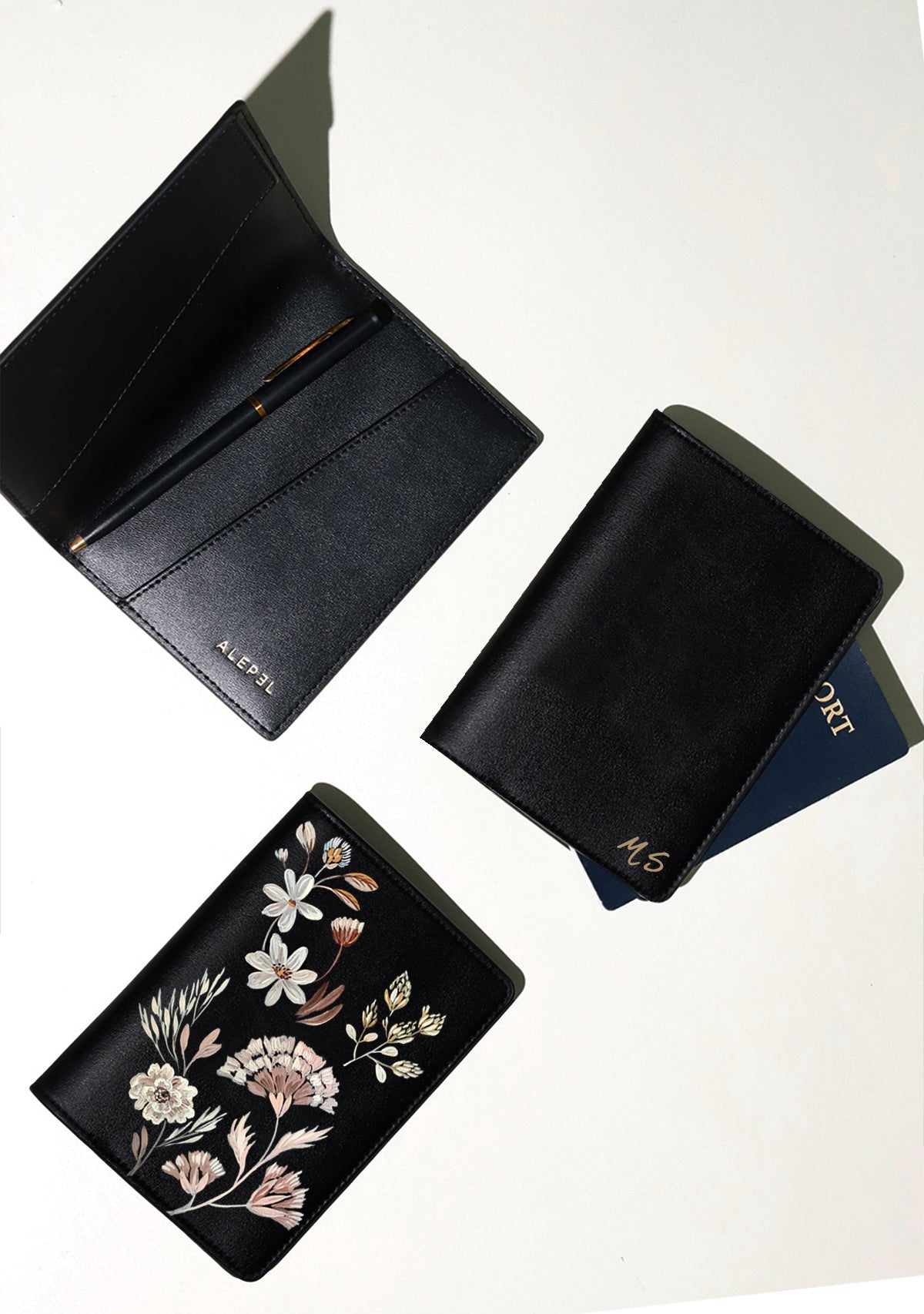 Mocha Mousse Passport Holder - ALEPEL