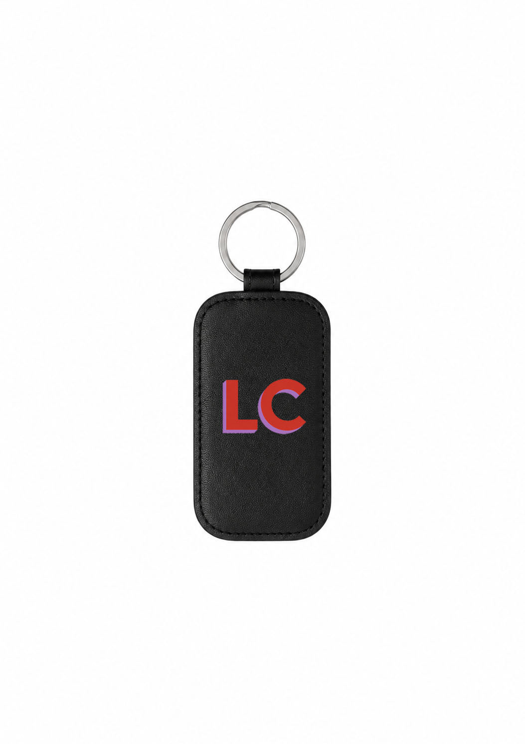 Monogram Black Keychain - ALEPEL
