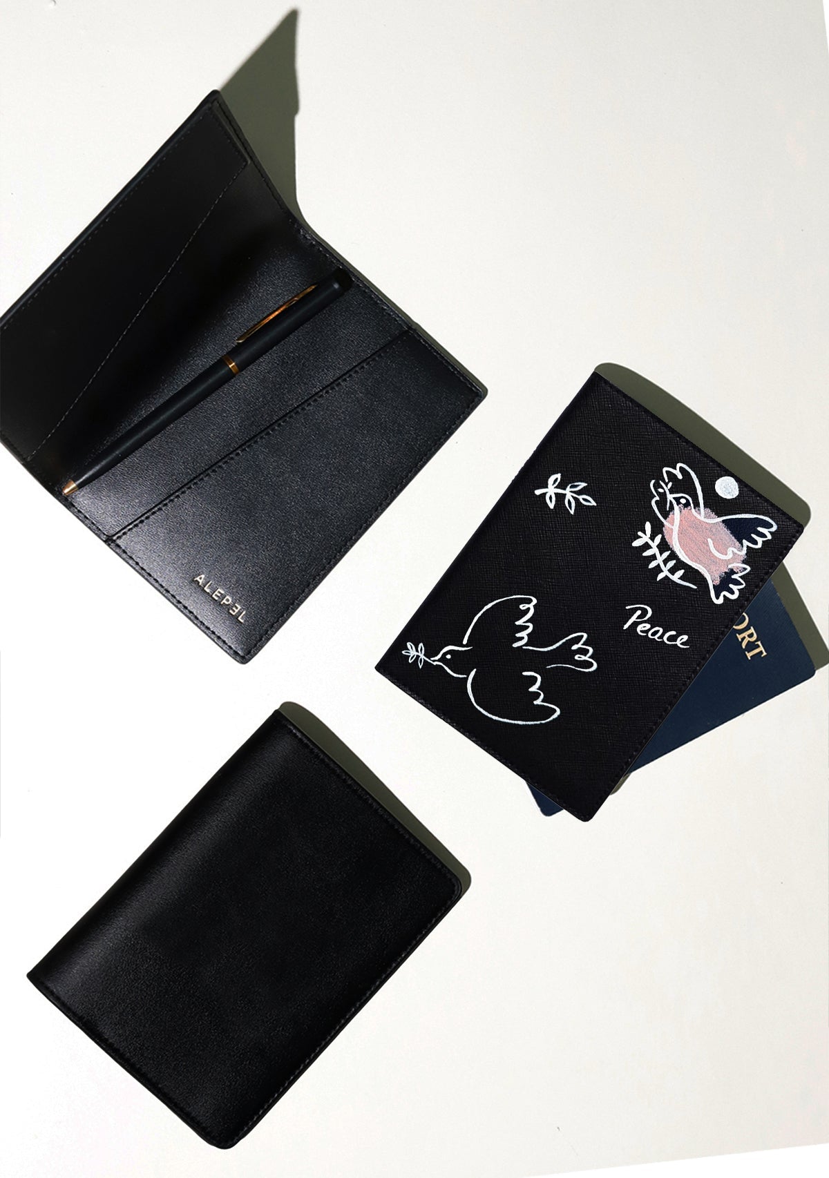 Peace Wings Passport Holder - ALEPEL
