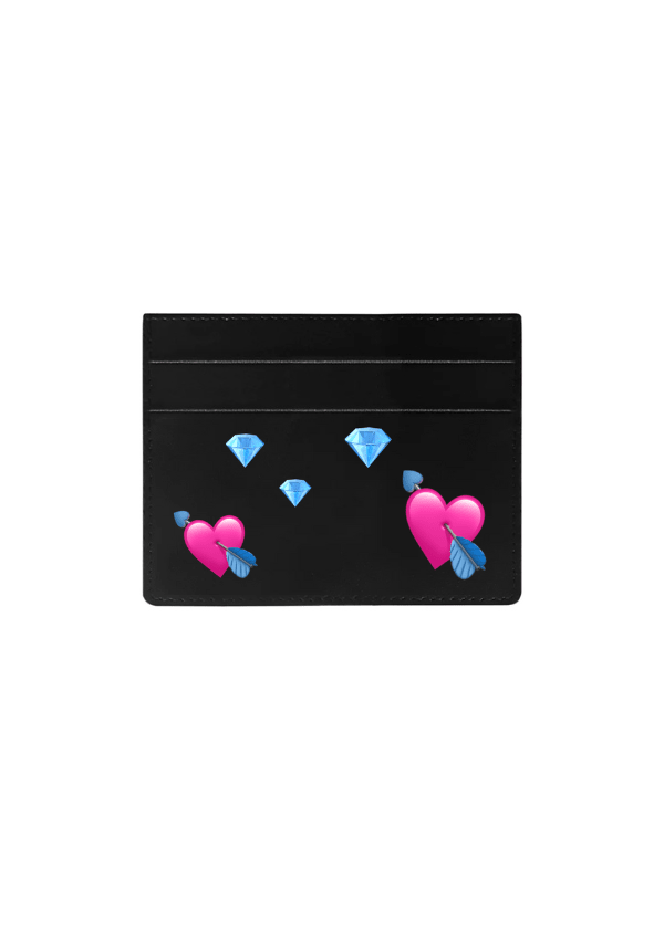 Text Me Black Cardholder - ALEPEL