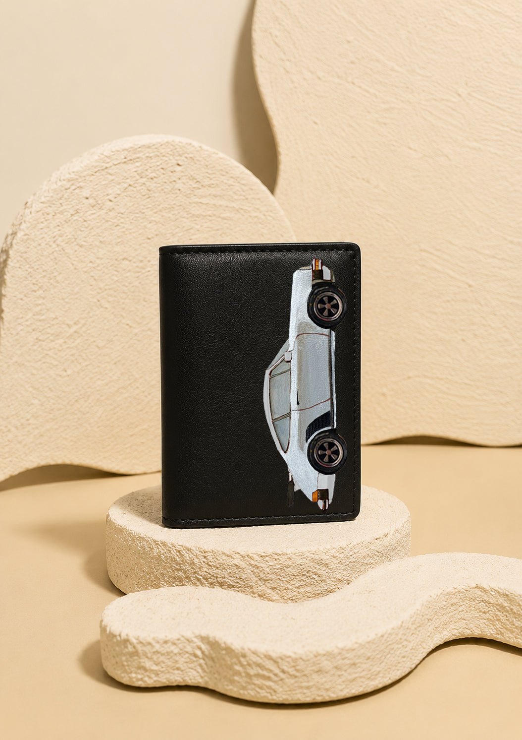 Turbo Black Bifold Wallet - ALEPEL
