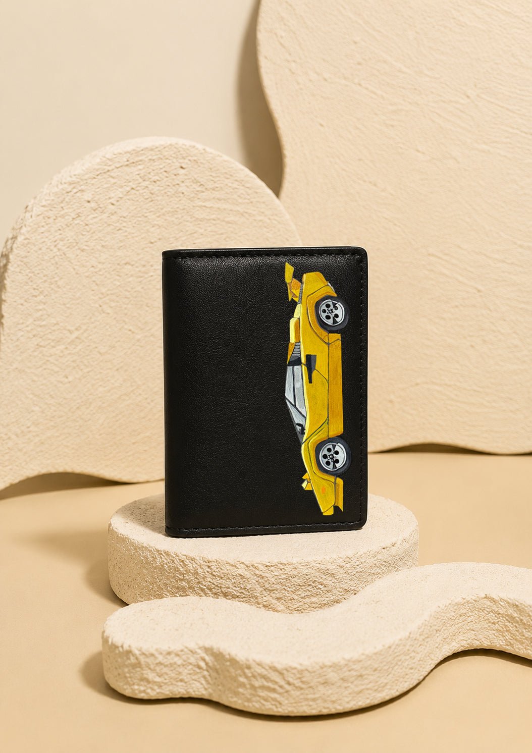 Yellow Bullet Black Bifold - ALEPEL