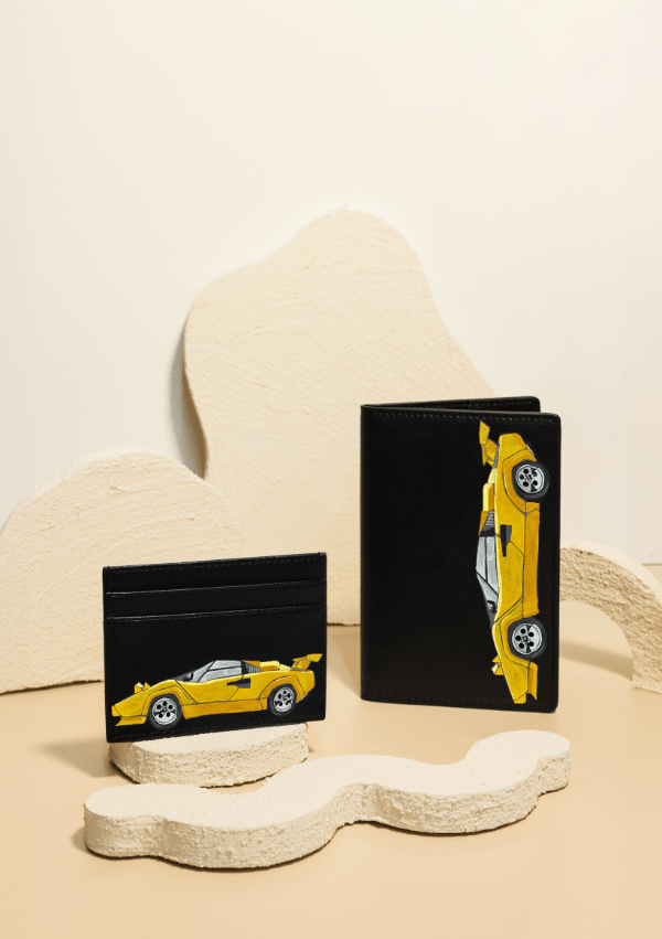 Yellow Bullet Passport Holder - ALEPEL