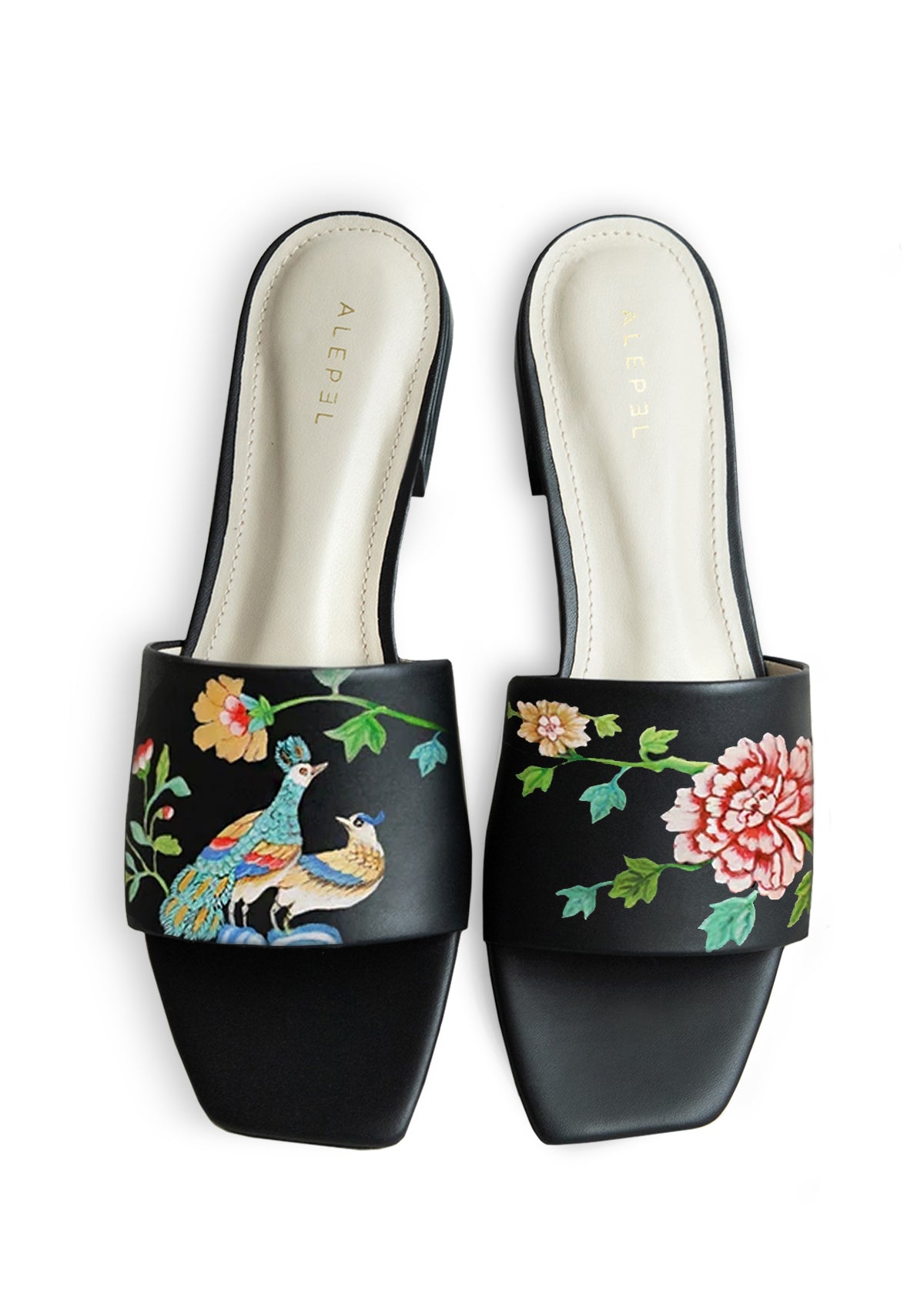 English Porcelain Black Square