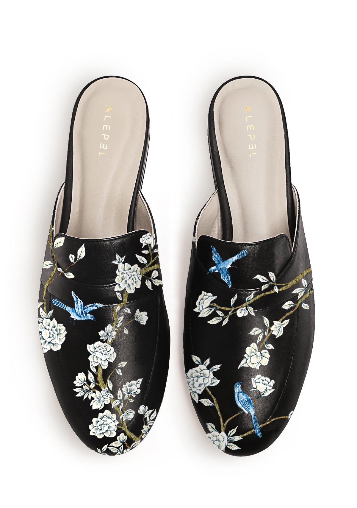 Japanese Garden Black Mule