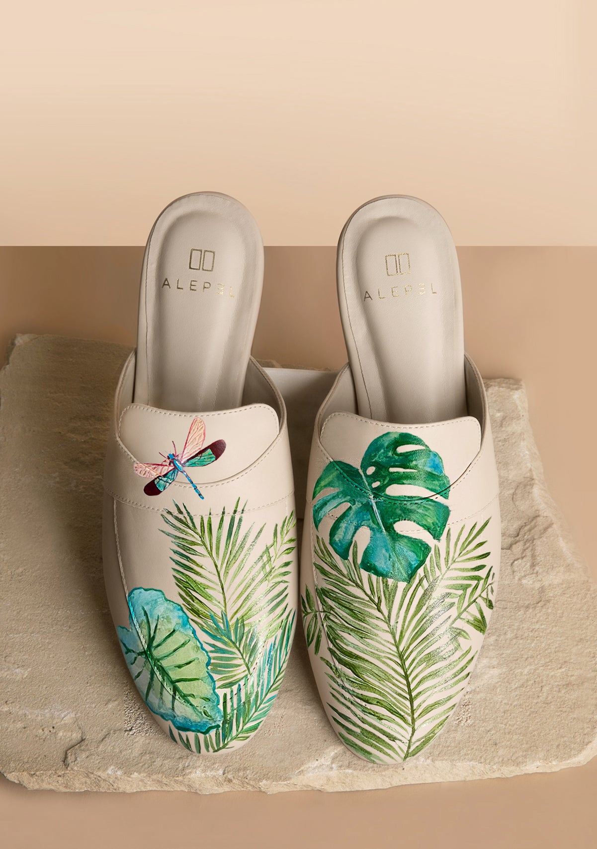 Beige Mule Custom Design