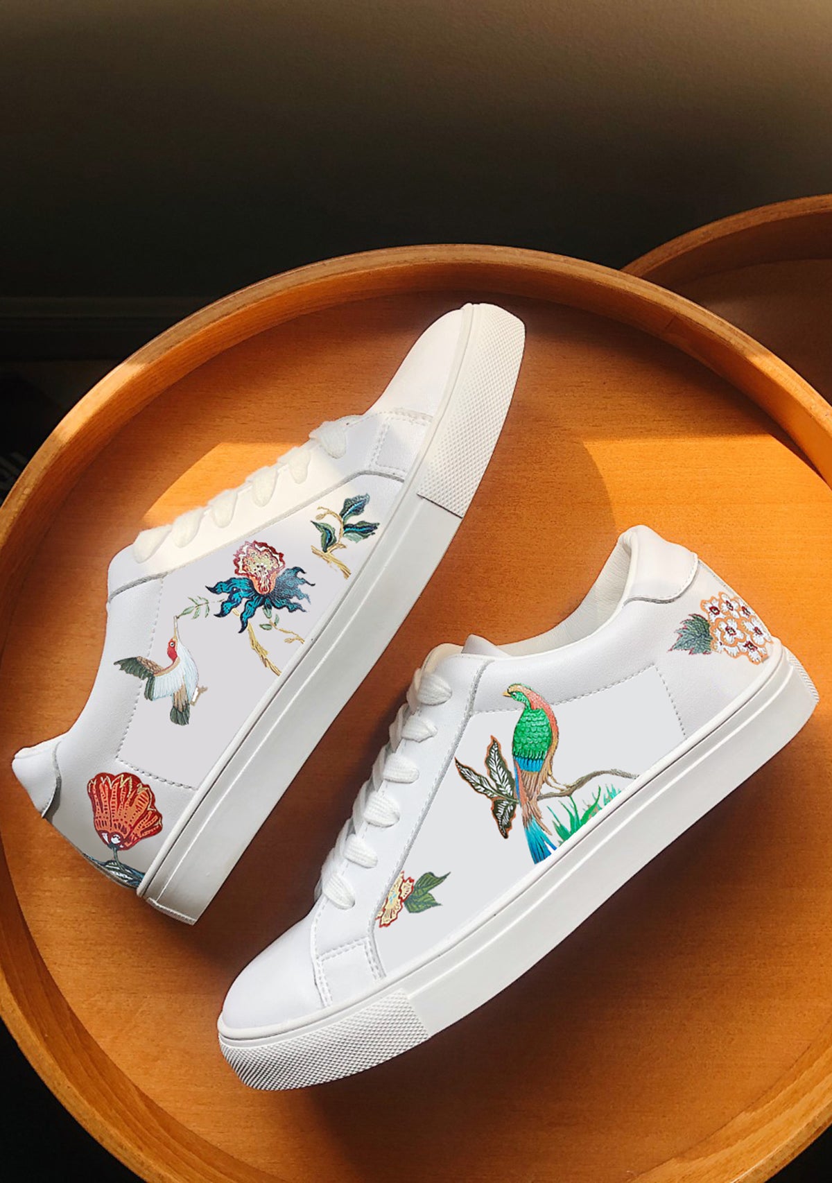 Bird Floral White Sneaker