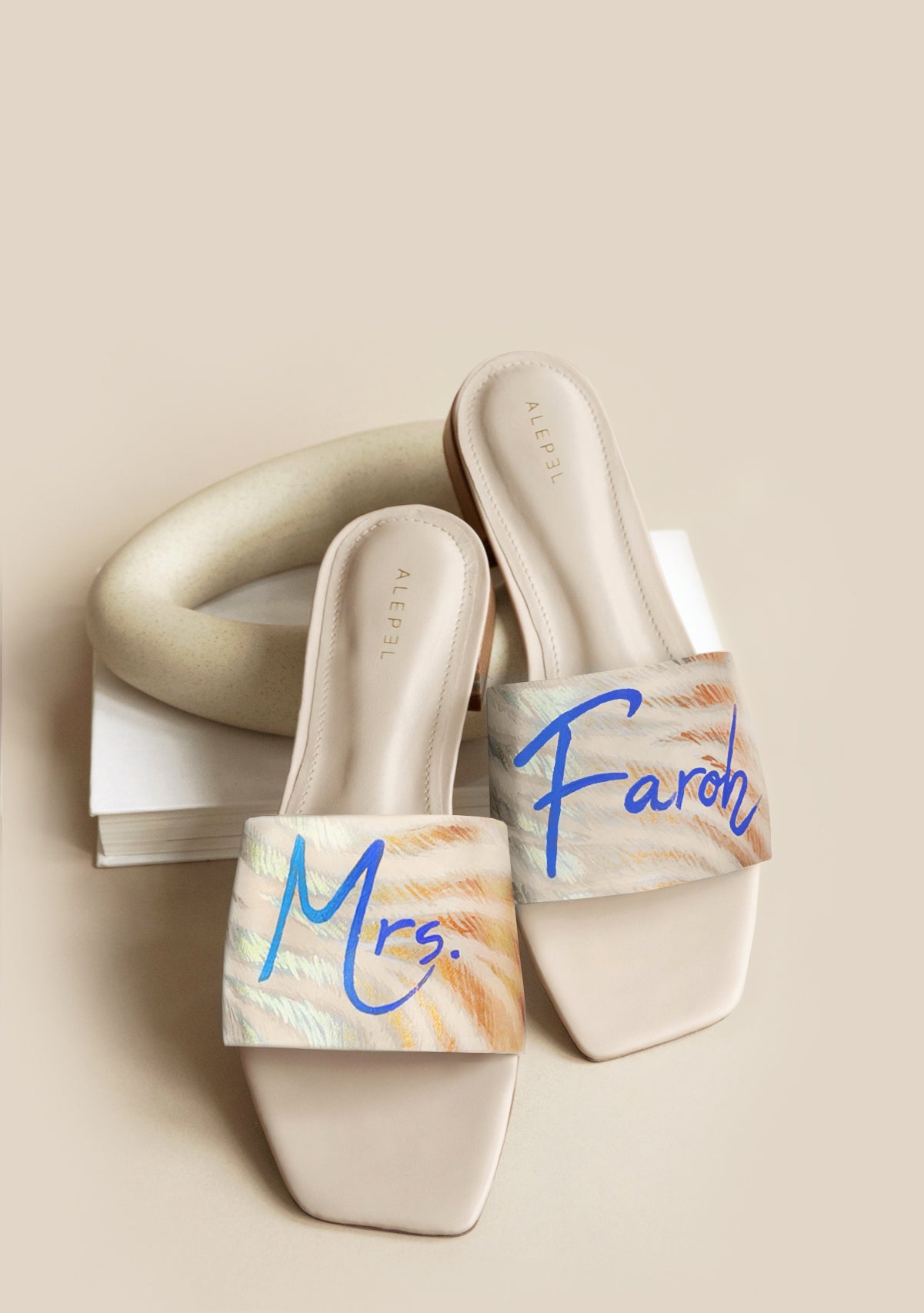 Beige Square Custom Design