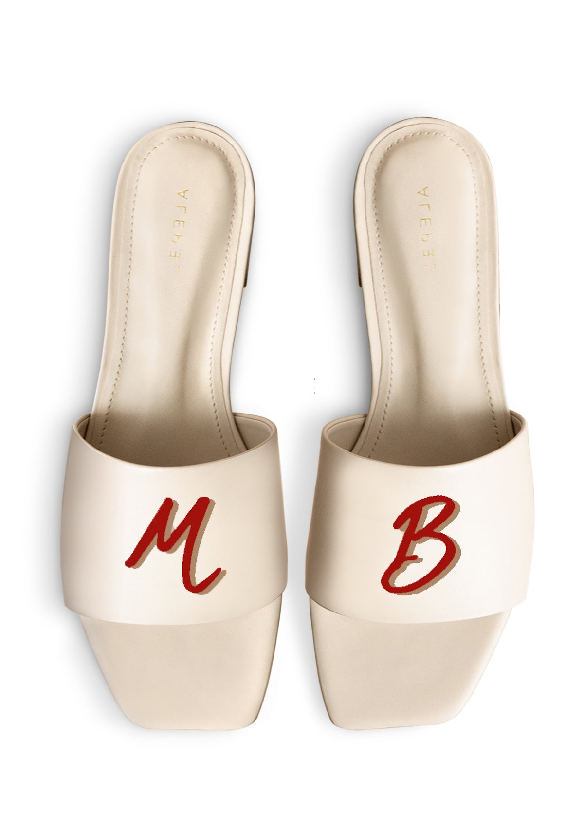 Monogram Beige Square