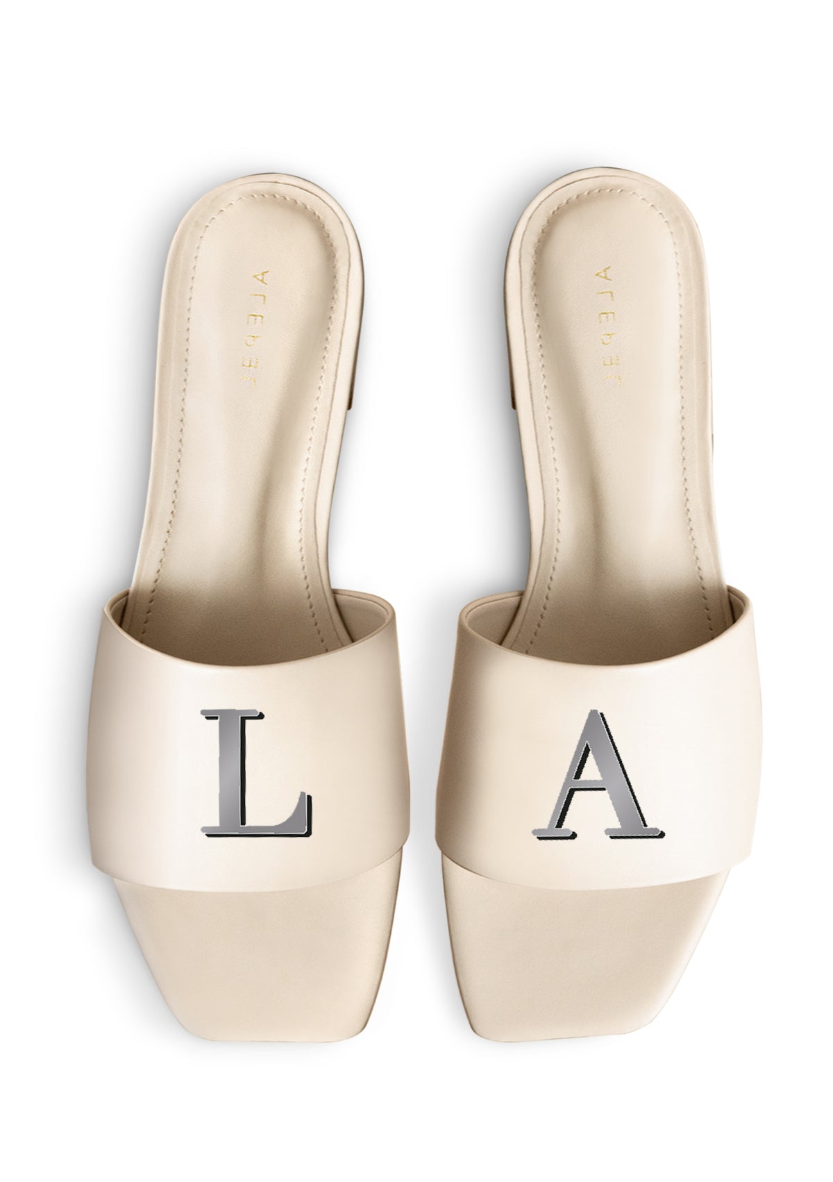 Monogram Beige Square