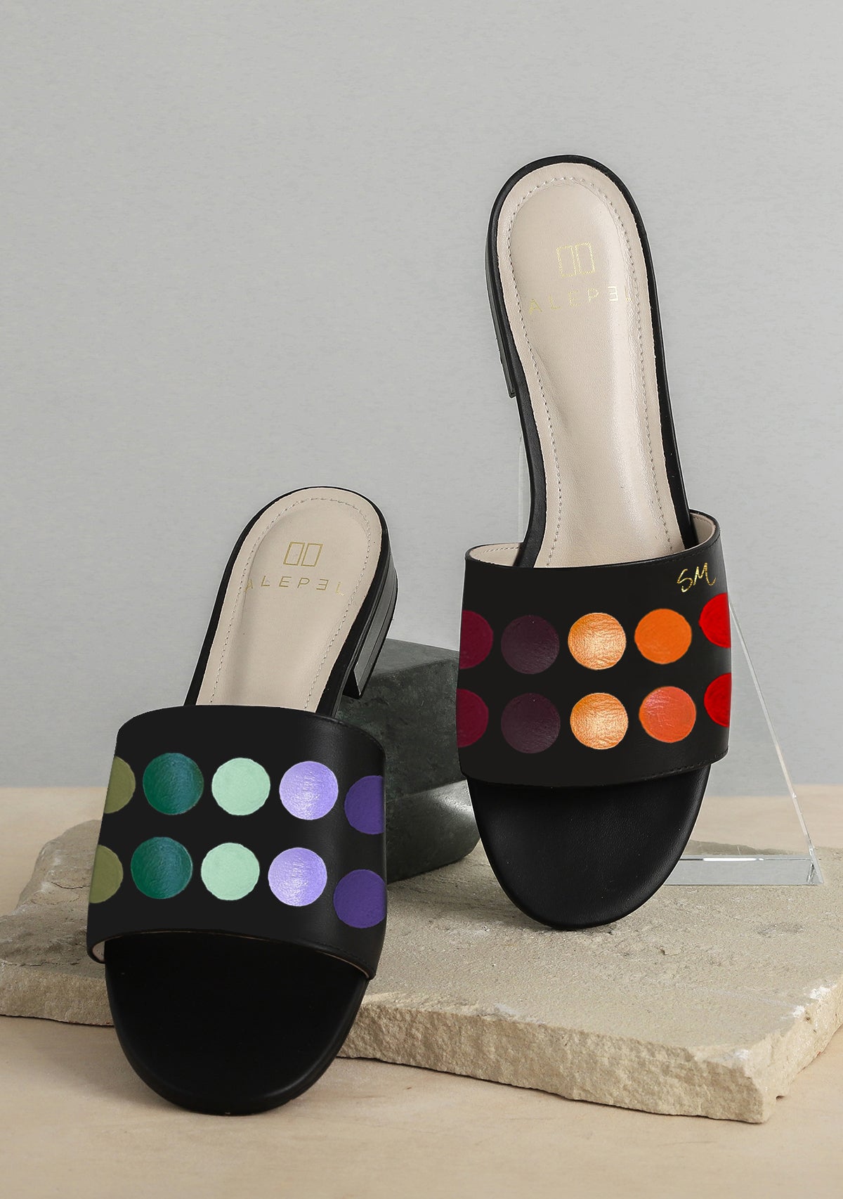 Painter's Palette Black Slide