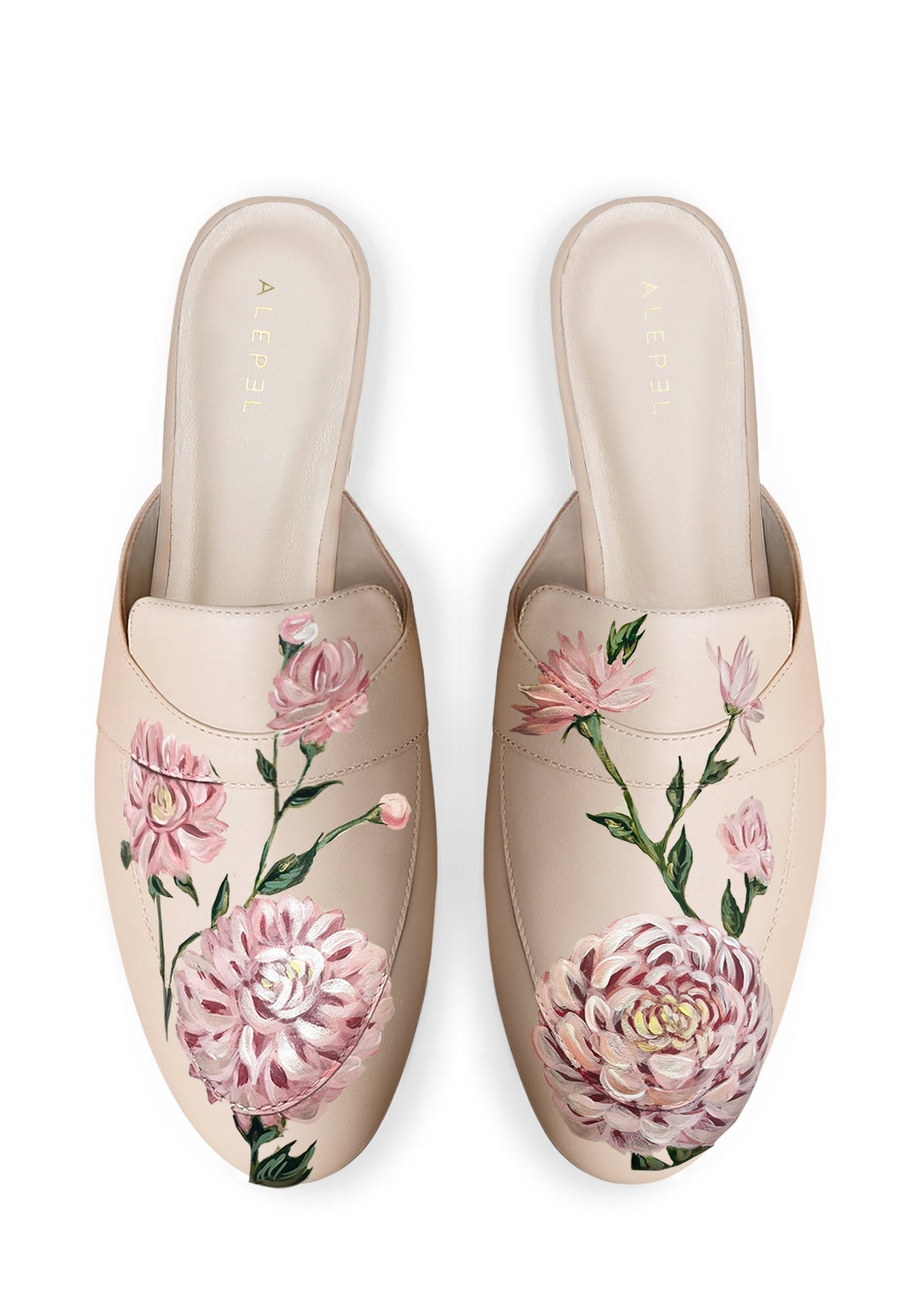 Bridal Bouquet Beige Mule - ALEPEL