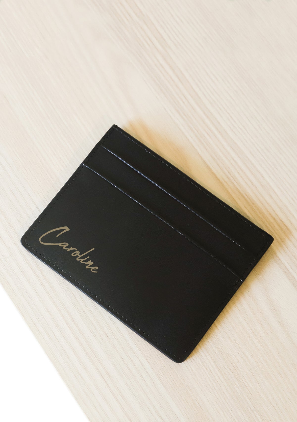Eyes and Stars Black Cardholder - ALEPEL