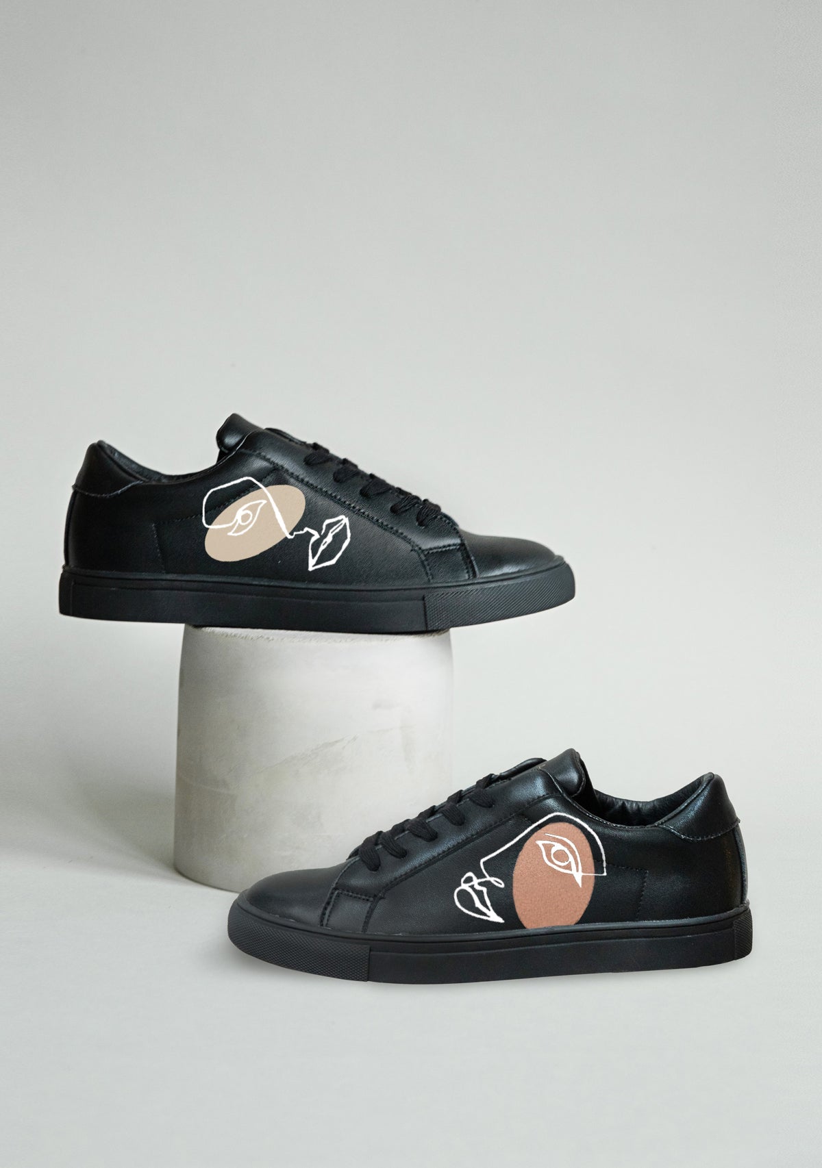Twins Black Sneaker - ALEPEL