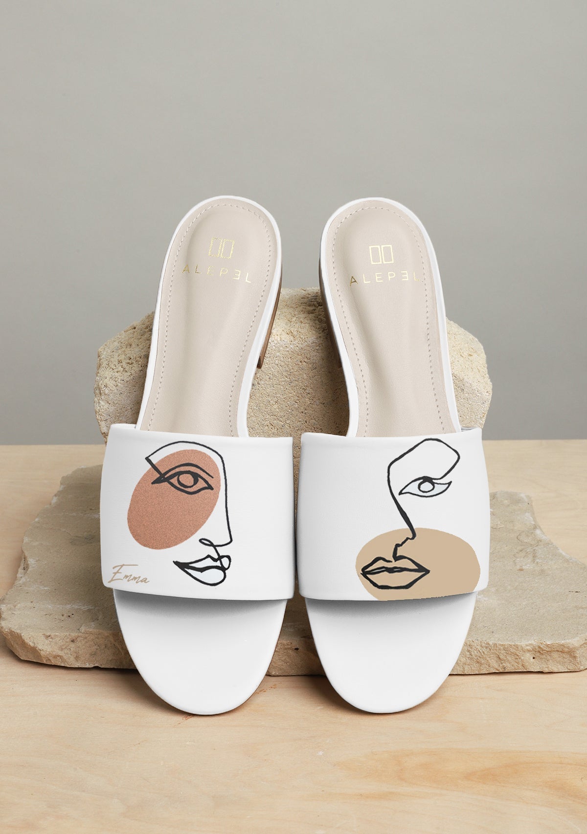 Twins White Slide - ALEPEL