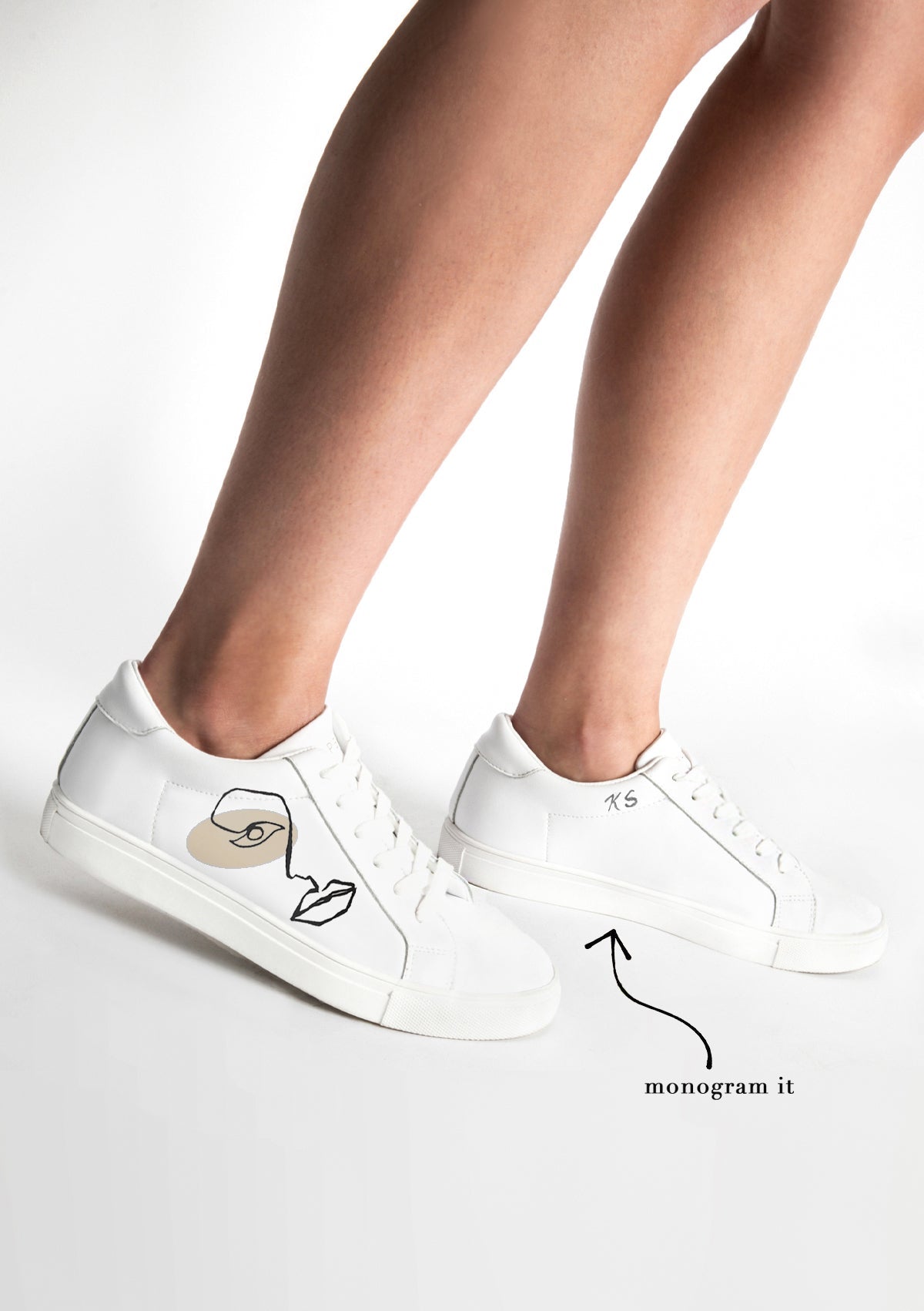 Twins White Sneaker - ALEPEL