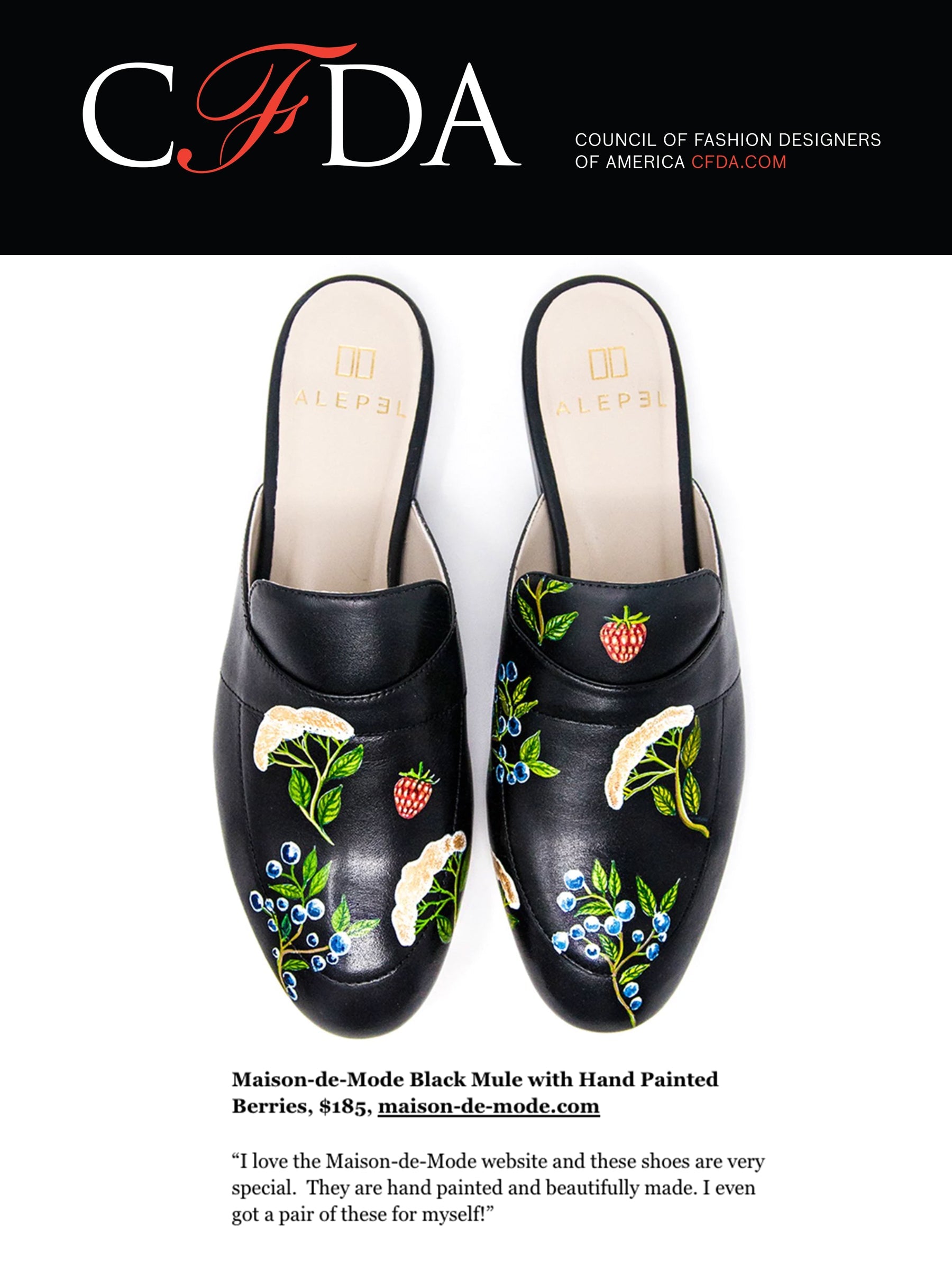 CFDA Holiday Gift Guide - ALEPEL